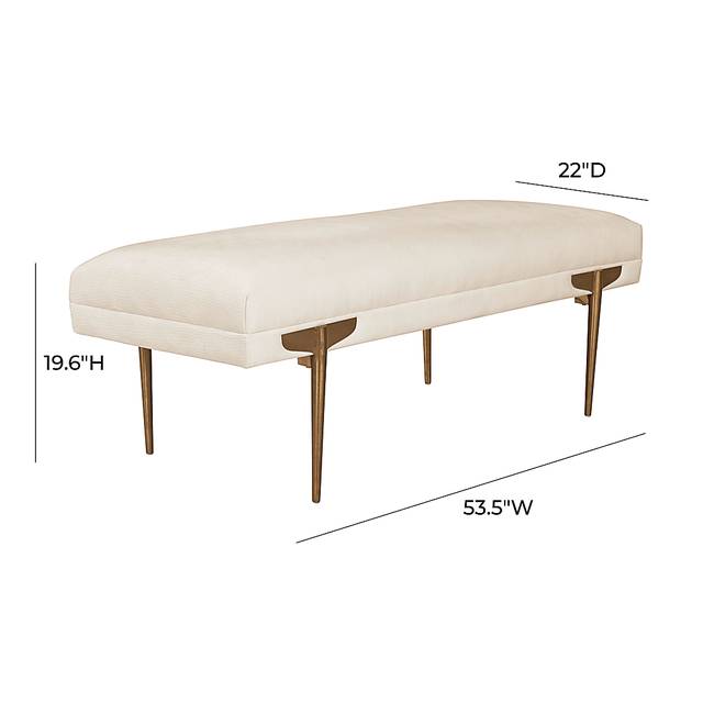 Taresa White Bench - Thumbnail - Image 5