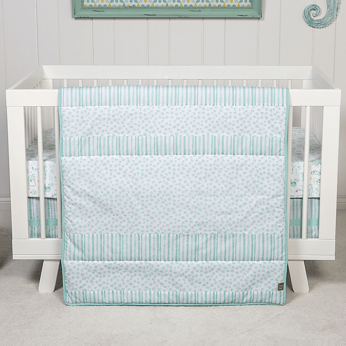 Aqua sales crib sheets