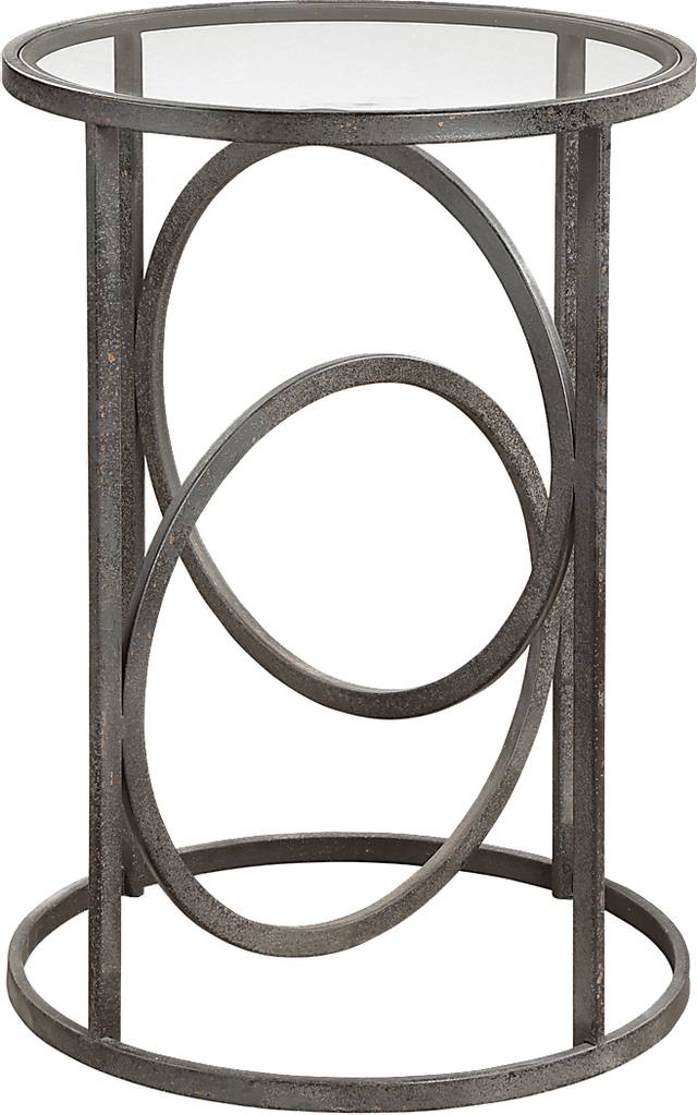 Tarklin Black Accent Table - Thumbnail - Image 1