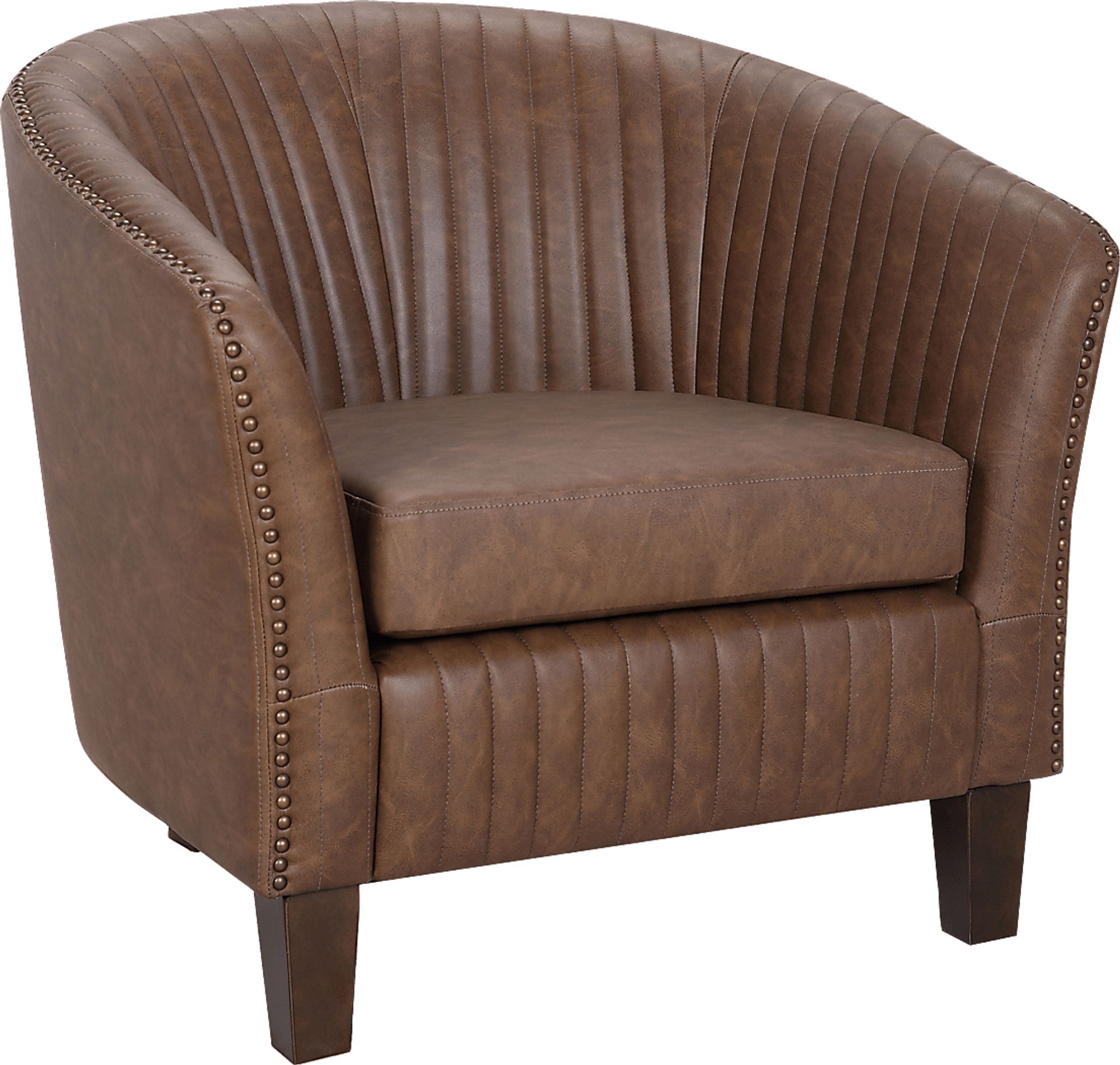 Tarlton Brown Accent Chair - Image 1