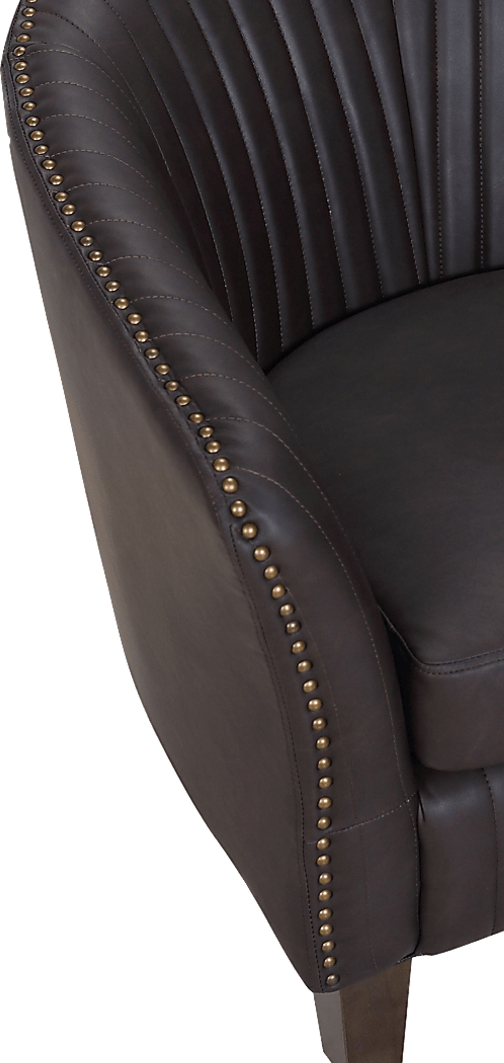 Tarlton Chocolate Accent Chair - Image 2