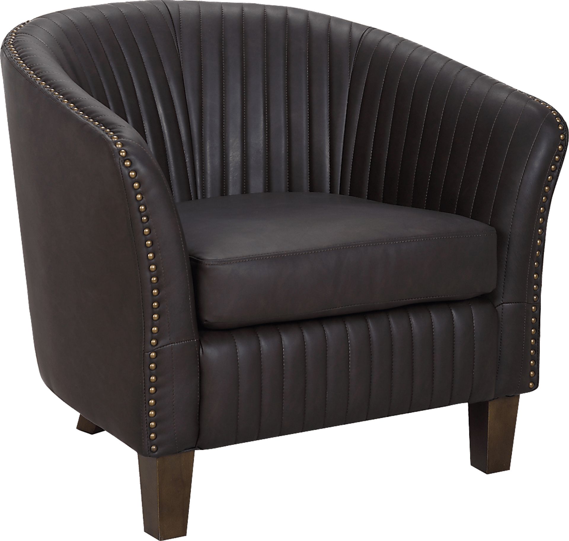 Tarlton Chocolate Accent Chair - Image 1