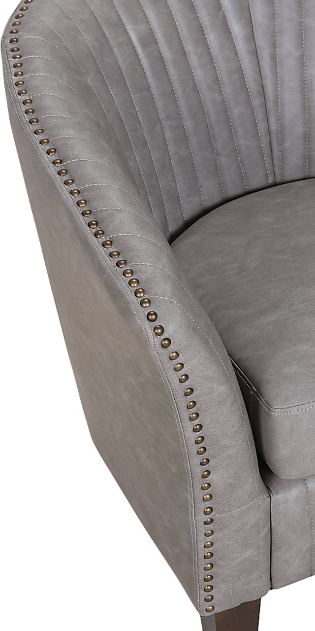 Tarlton Gray Accent Chair - Thumbnail - Image 2