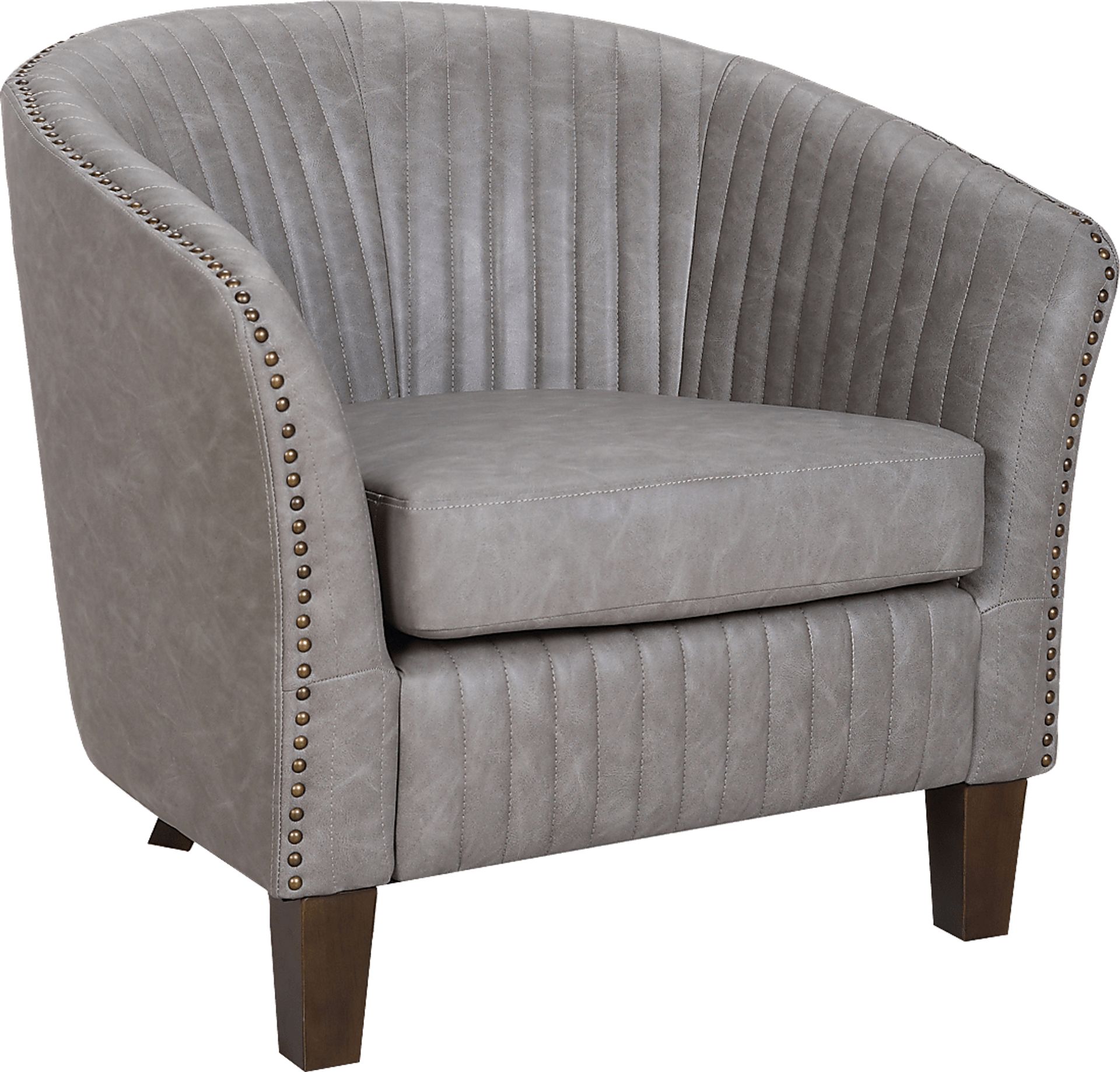 Tarlton Gray Accent Chair - Image 1