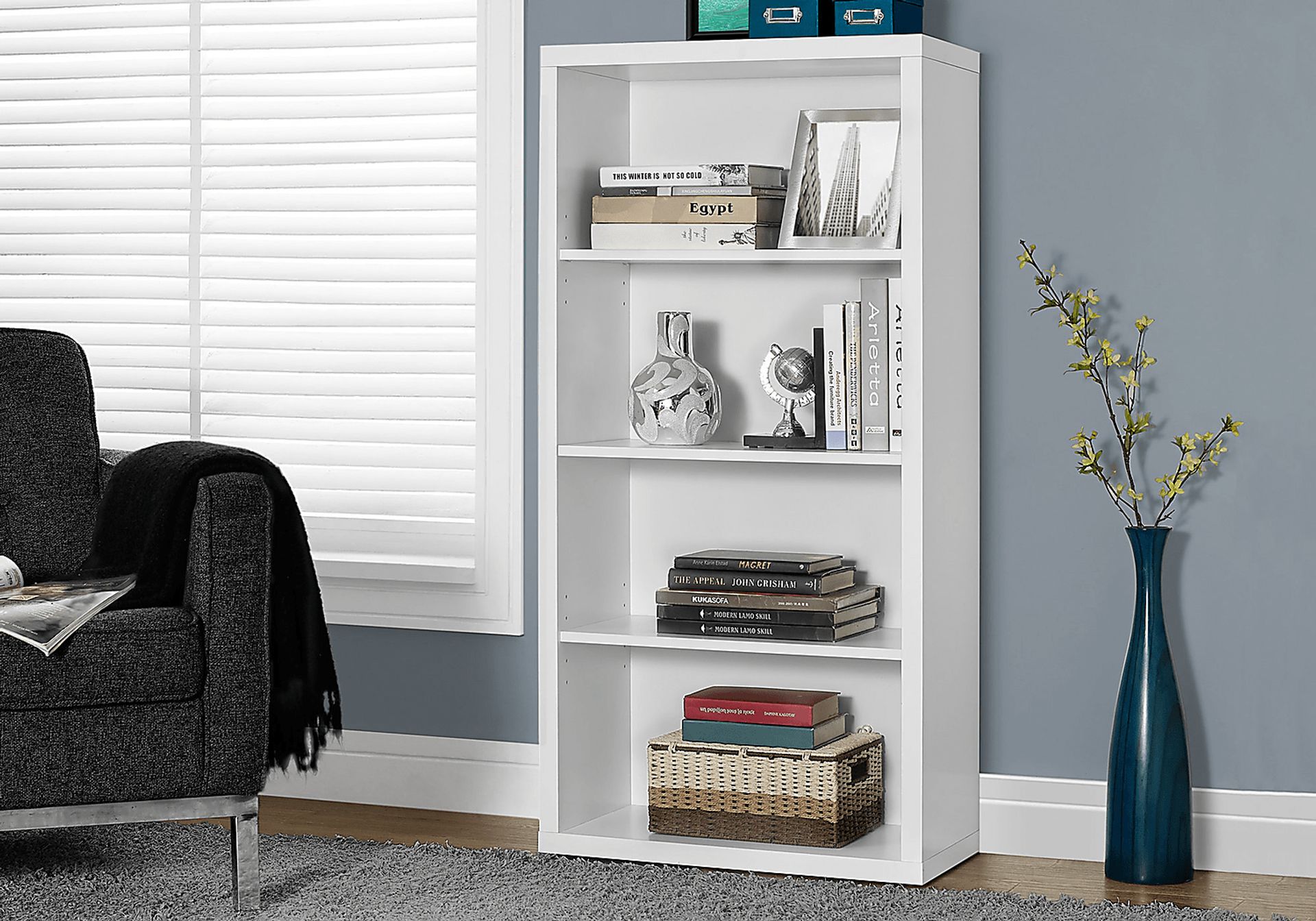 Tarpley White Bookcase - Image 2
