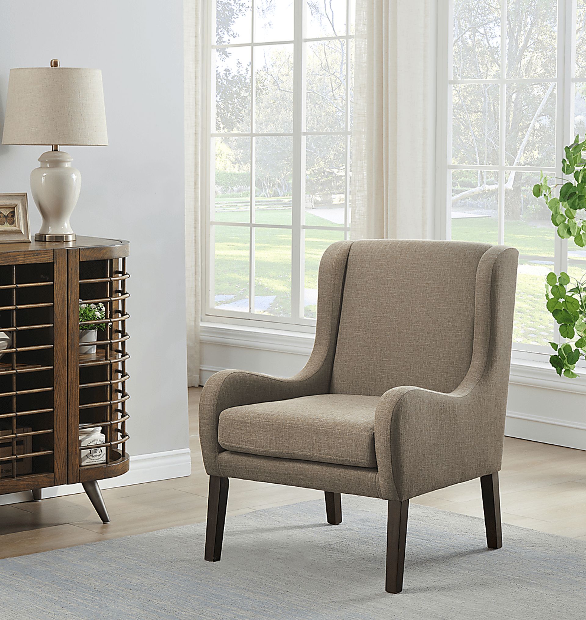 Tarragona Tan Accent Chair - Image 2