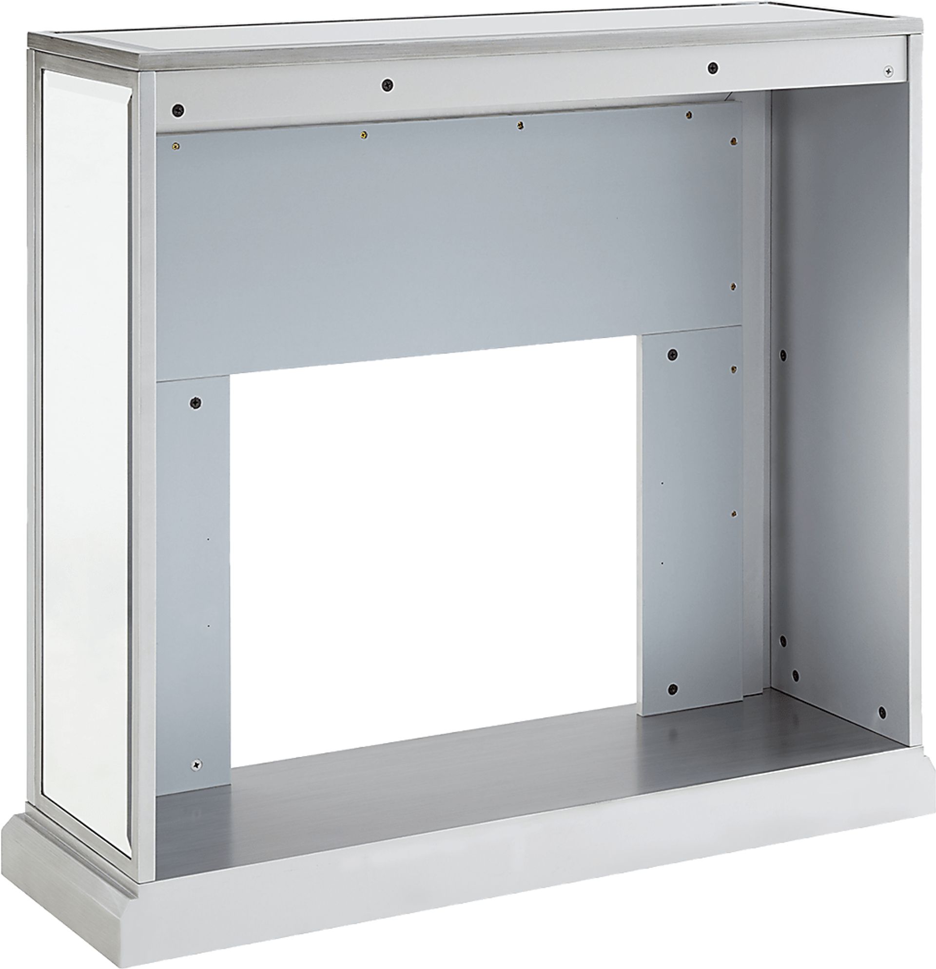Tarryhollow IV Silver 44 in. Console With Touch Panel Electric Fireplace - Image 2