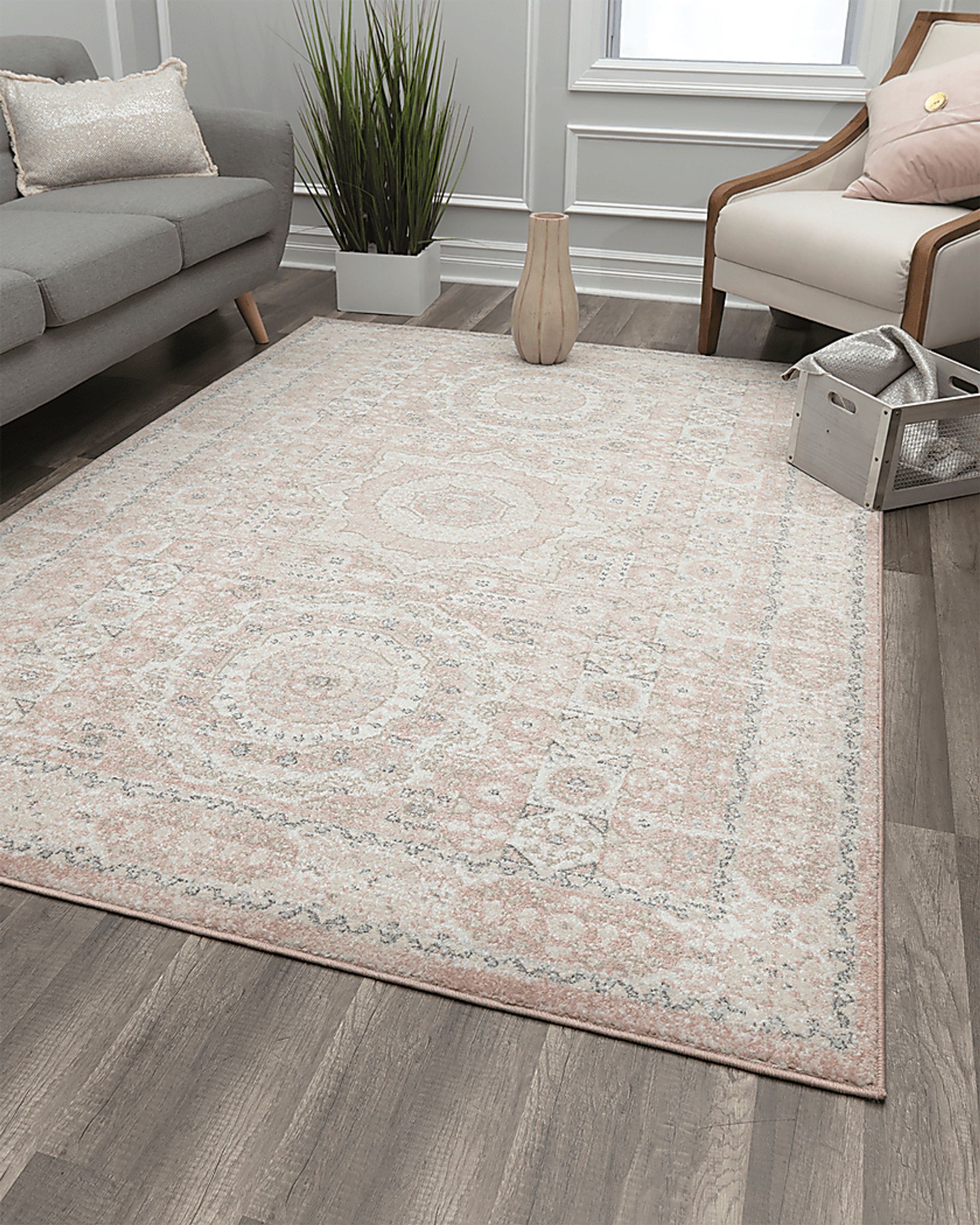 Tarsha Pink 8' x 10' Rug - Image 3