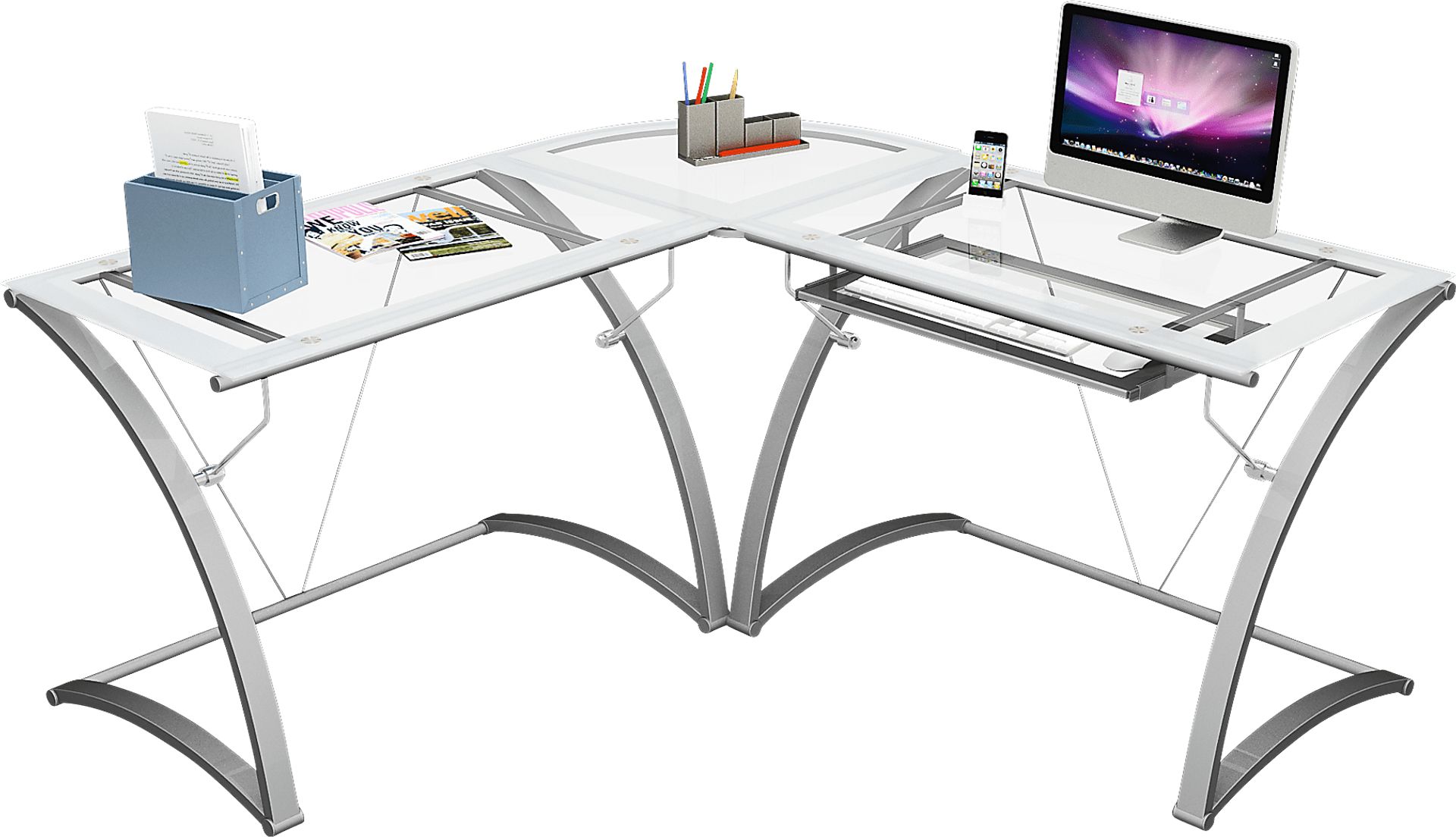 Taryn Silver Desk - Image 2