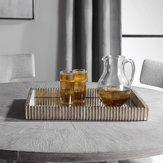 Taskin Silver Decor Tray - Thumbnail - Image 6