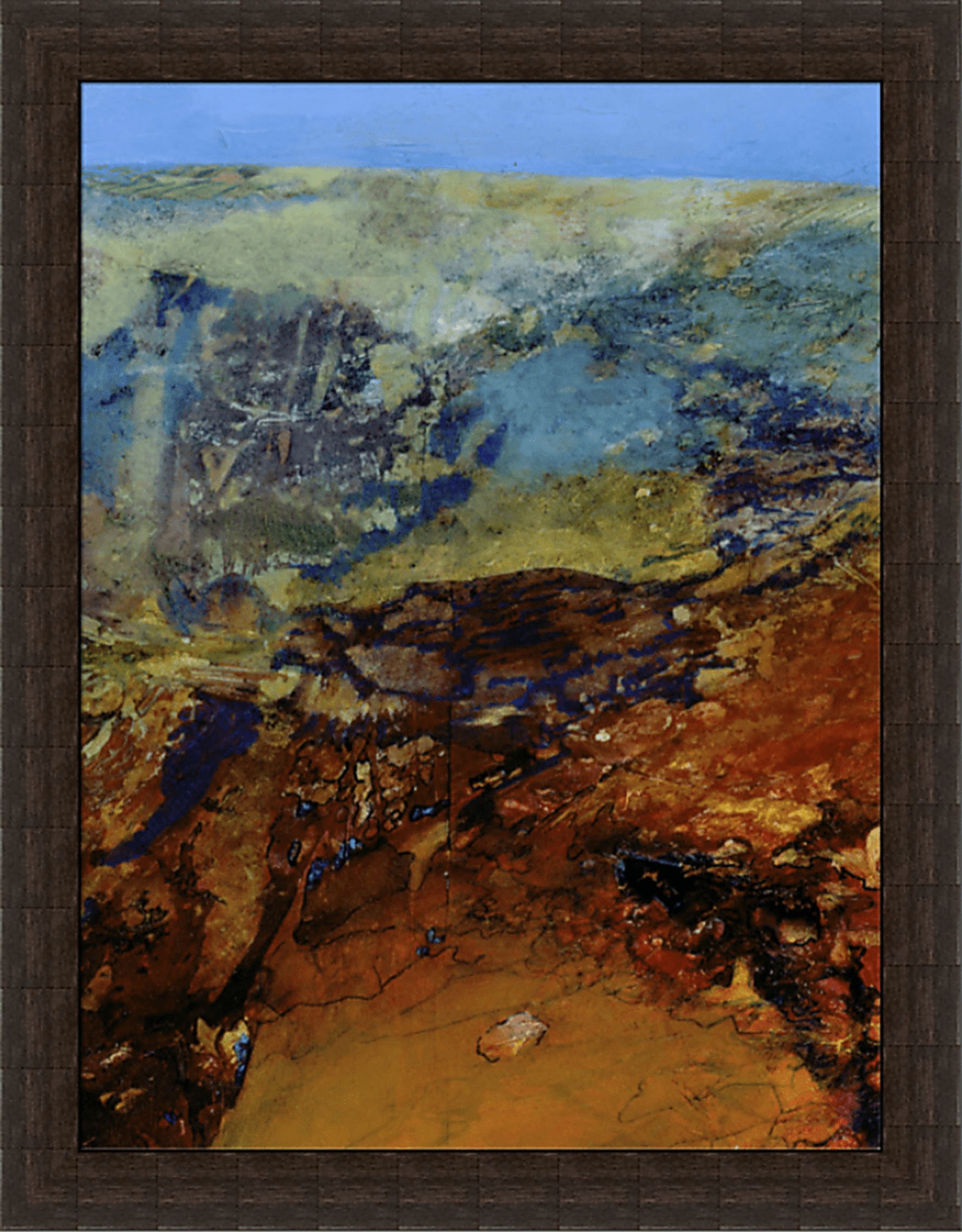 Tasman II Blue Artwork - Image 1