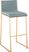 Tatesbrook I Green Barstool, Set of 2