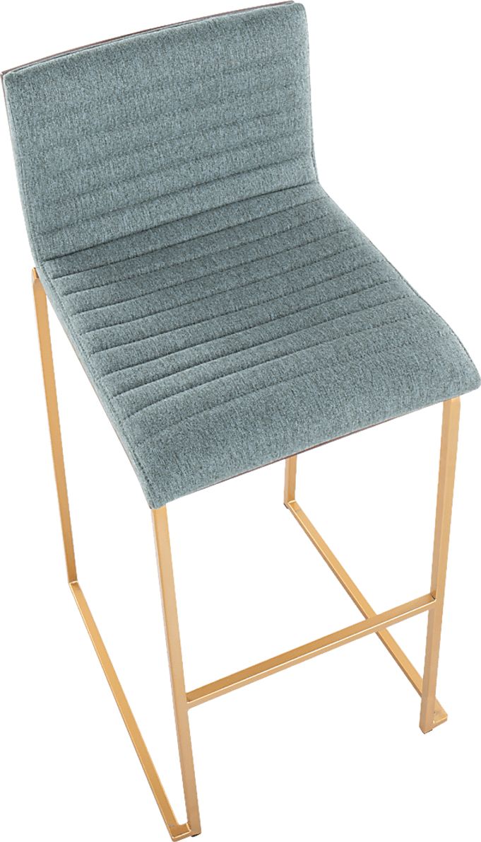 Tatesbrook I Green Barstool, Set of 2