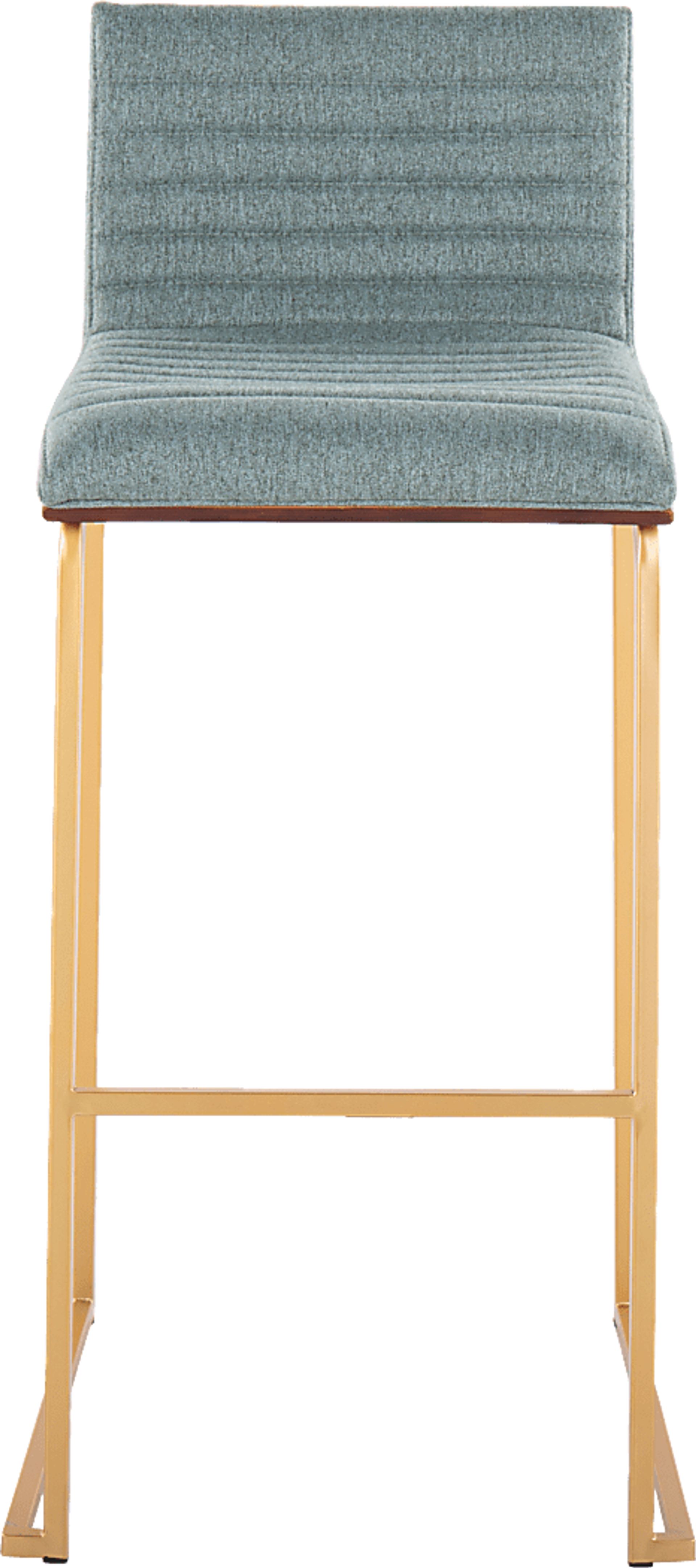Tatesbrook I Green Barstool, Set of 2 - Image 5