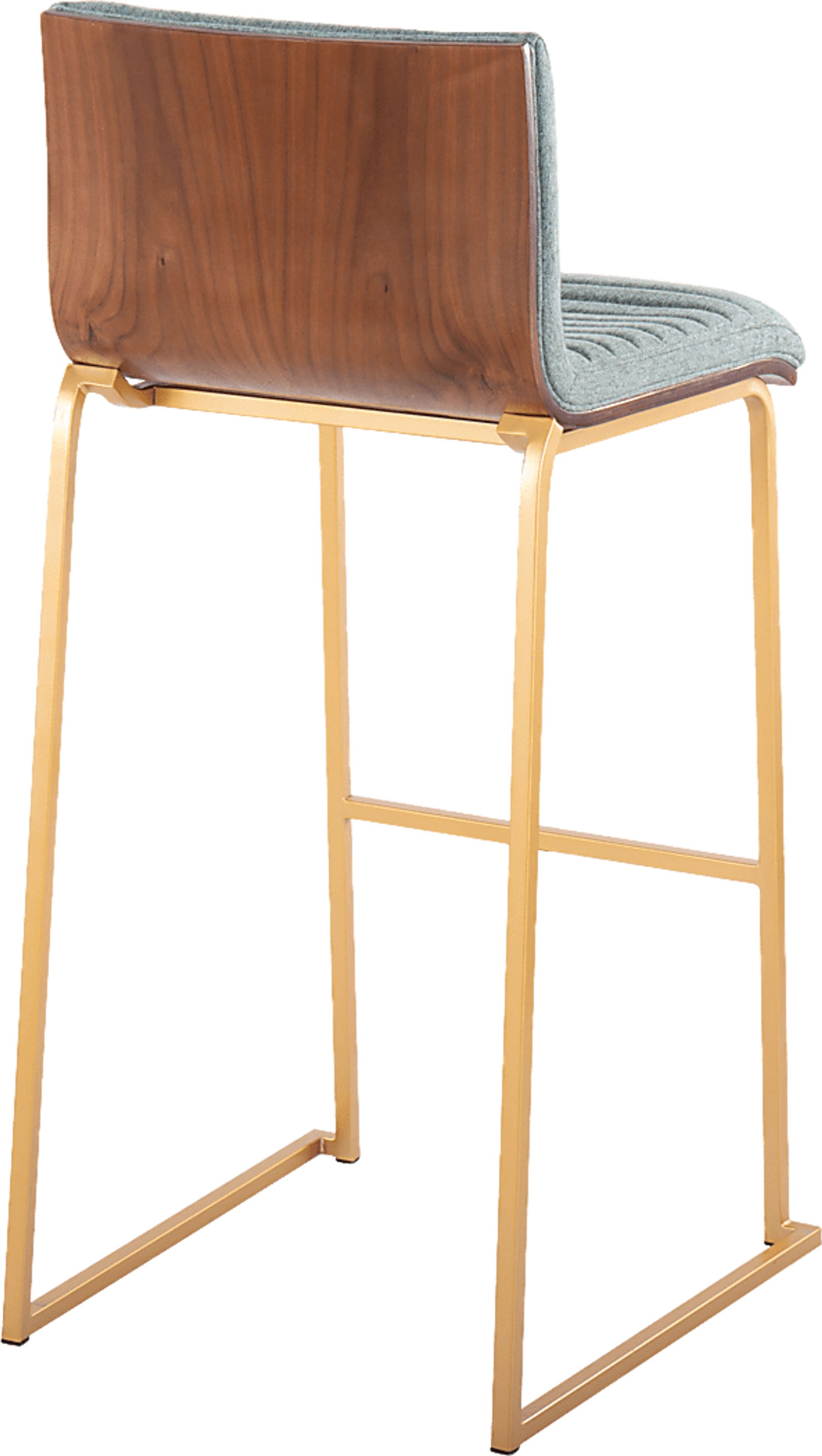 Tatesbrook I Green Barstool, Set of 2 - Image 6