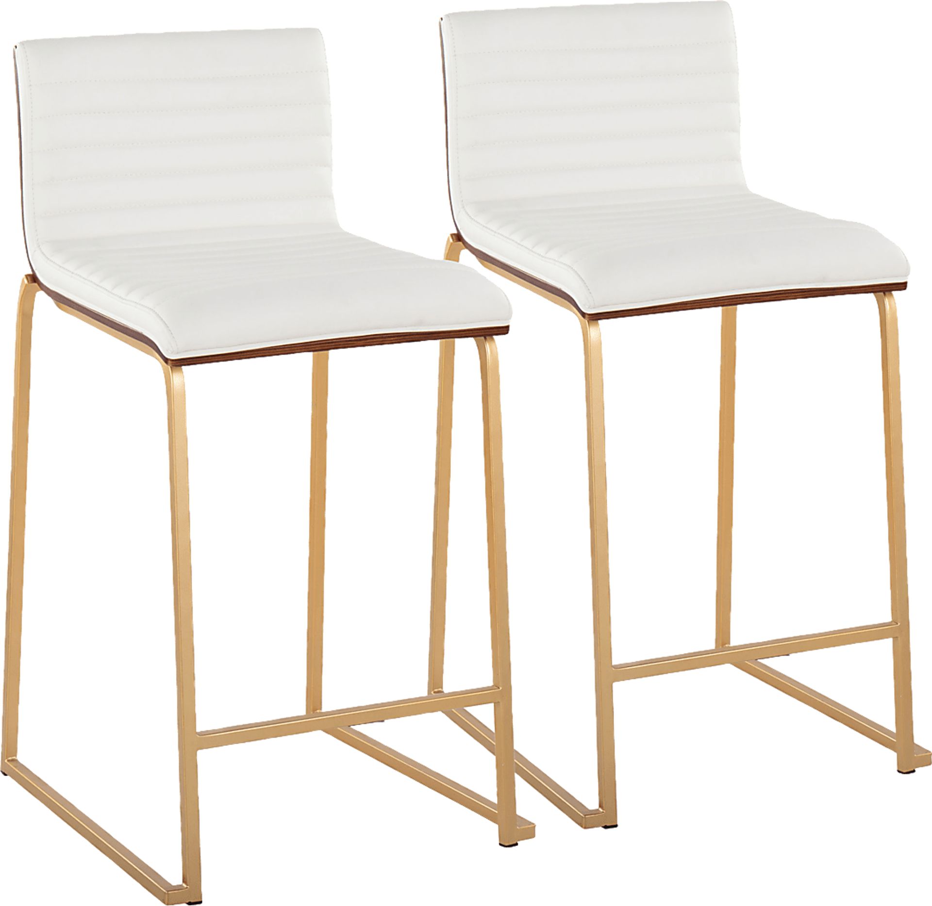 Tatesbrook I White Counter Height Stool, Set of 2 - Image 1