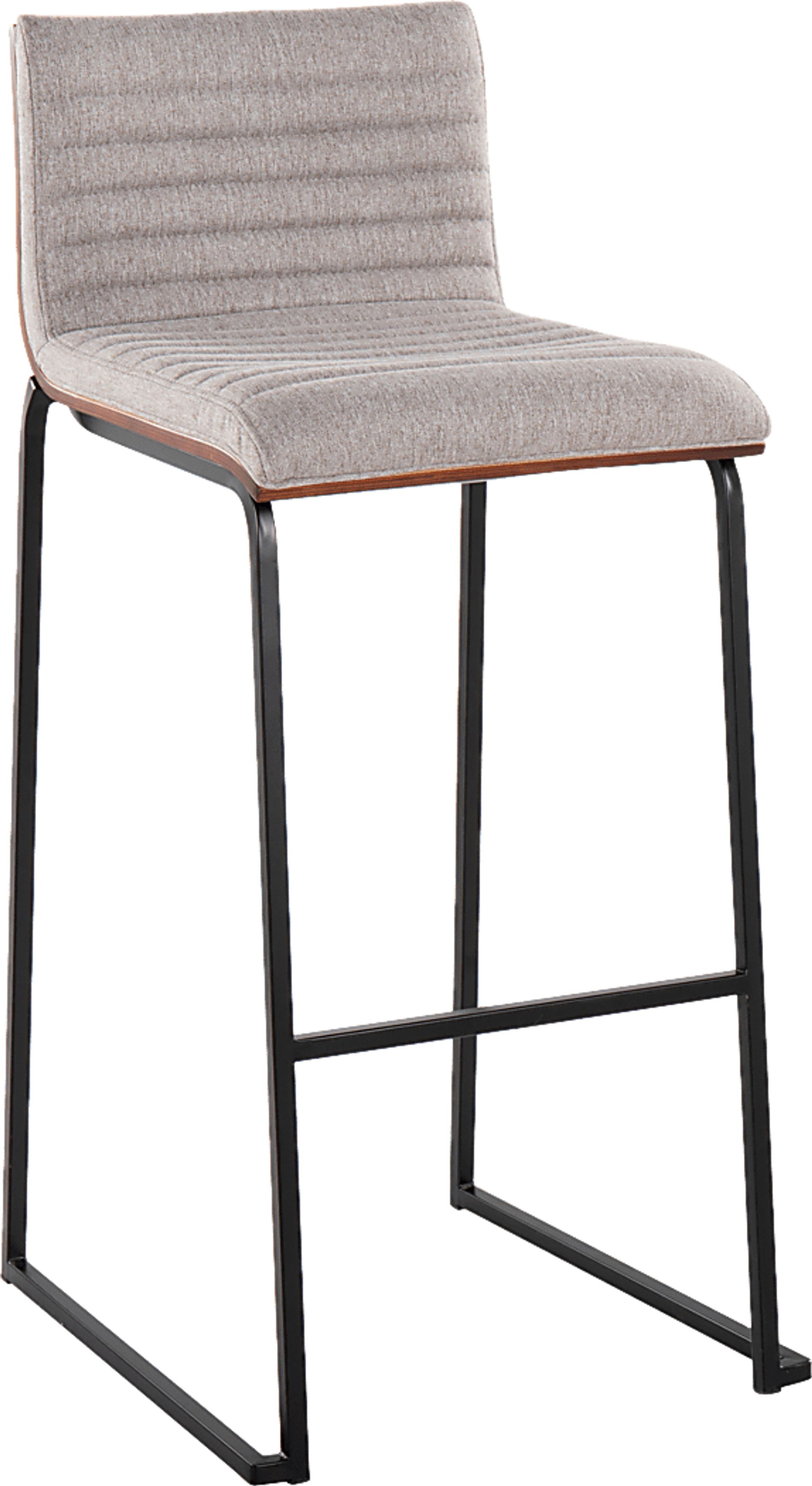 Tatesbrook II Gray Barstool, Set of 2 - Image 6