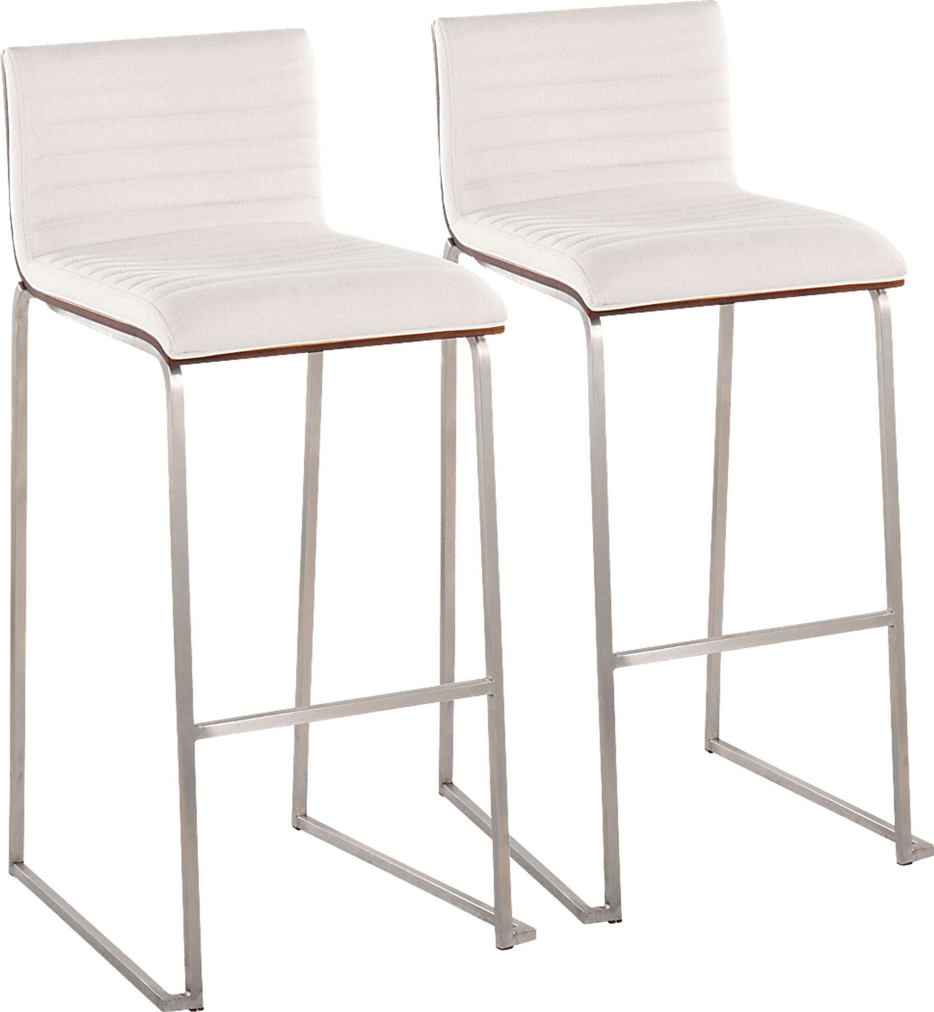 Tatesbrook III Cream Barstool, Set of 2 - Image 1