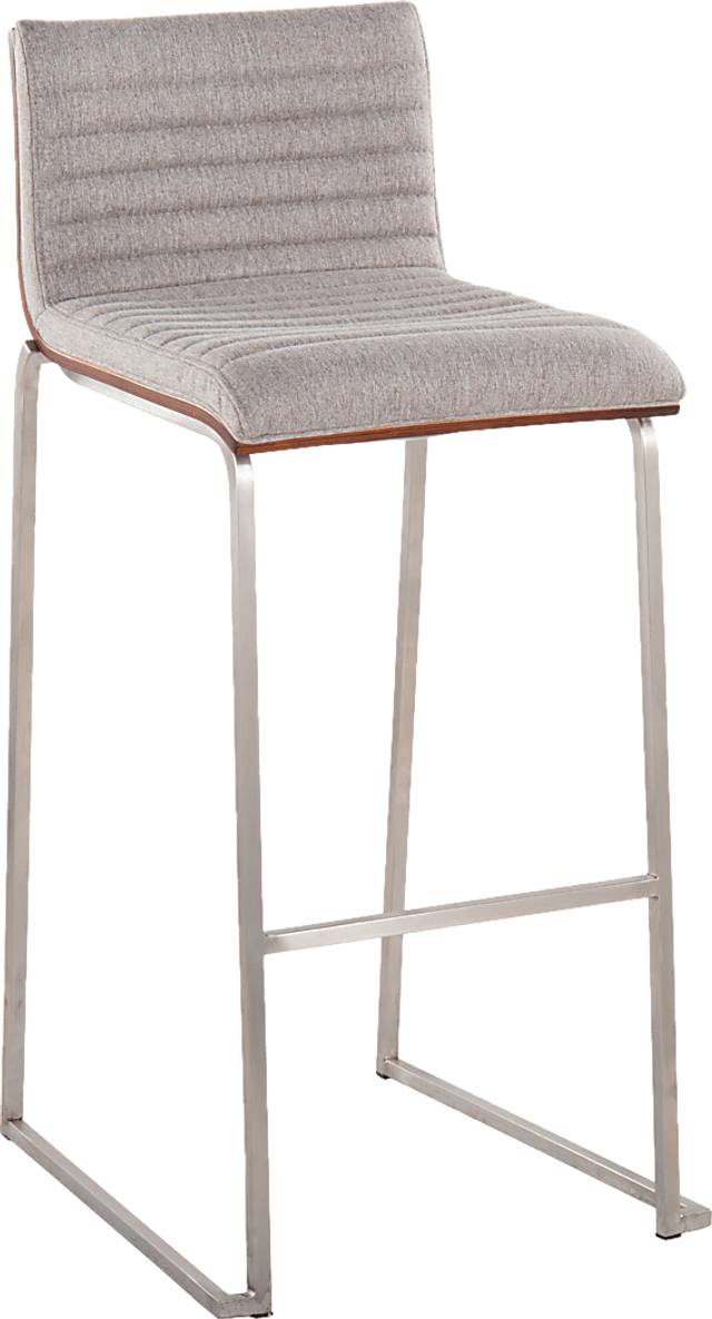 Tatesbrook III Gray Barstool, Set of 2 - Thumbnail - Image 2