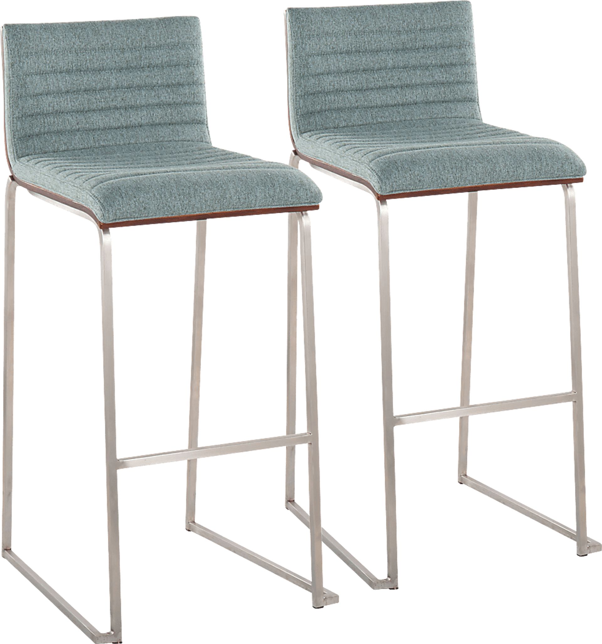 Tatesbrook III Green Barstool, Set of 2 - Image 1