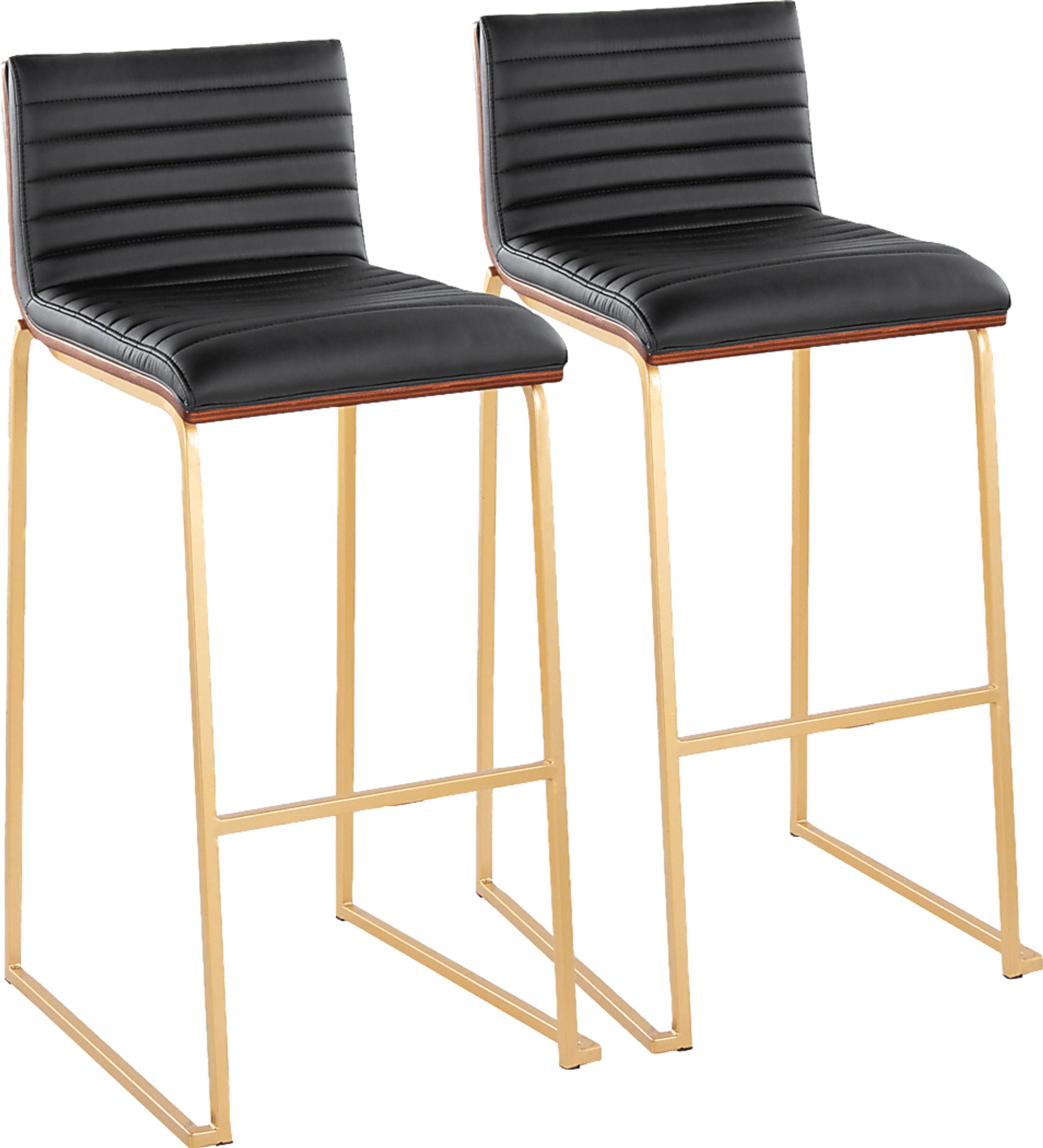 Tatesbrook IV Black Barstool, Set of 2 - Image 1