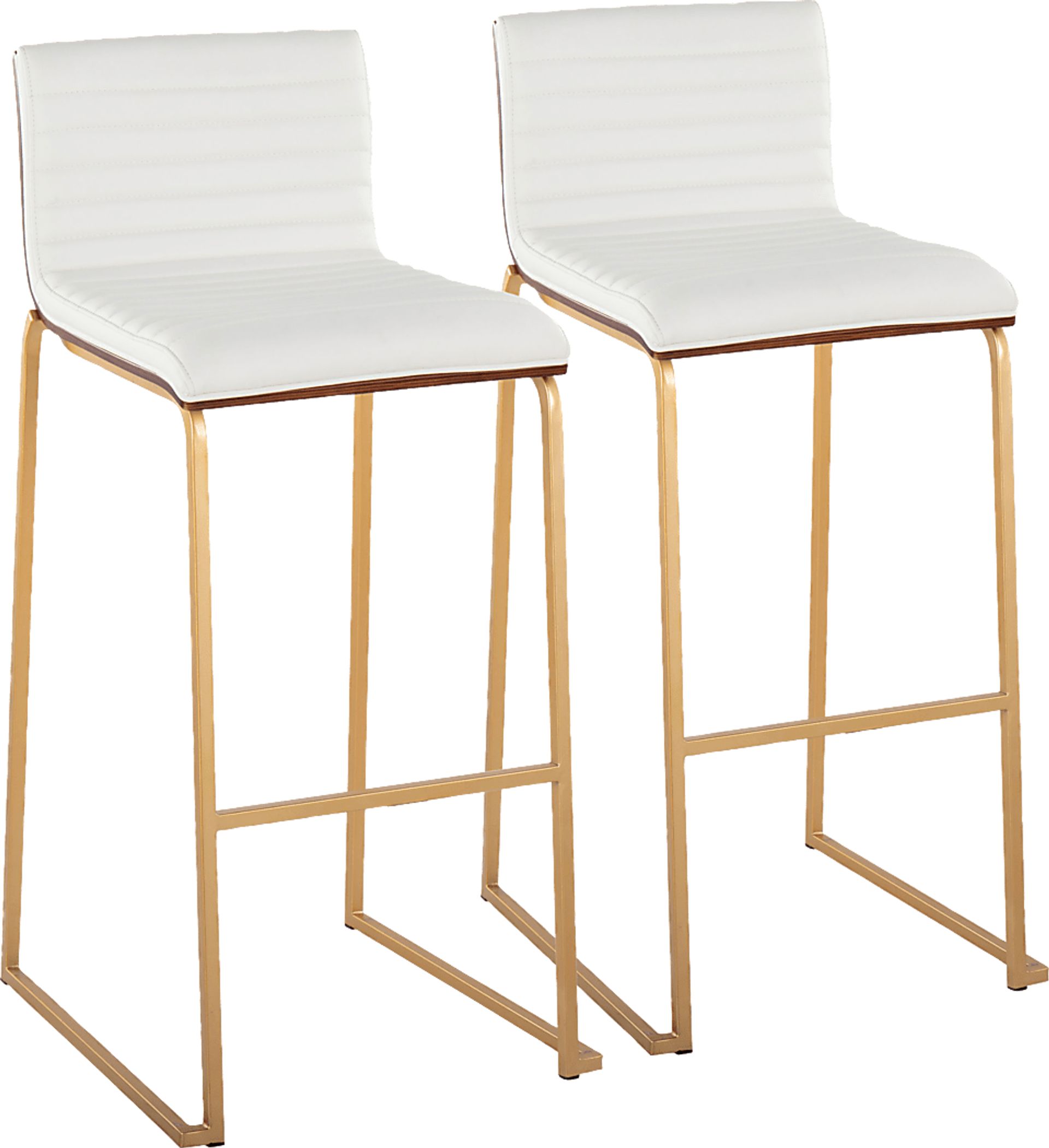 Tatesbrook IV White Barstool, Set of 2 - Image 1