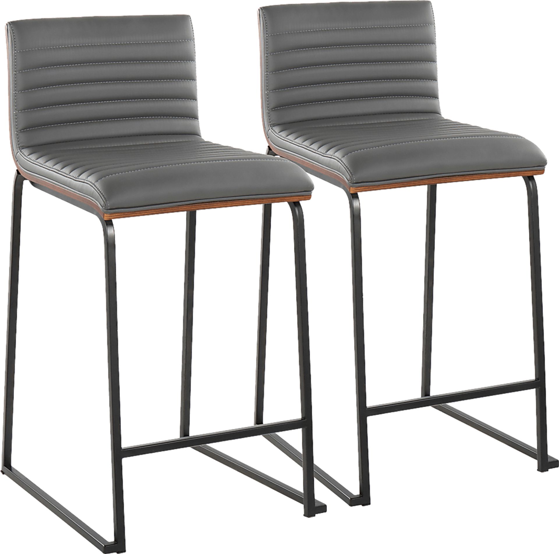 Tatesbrook V Gray Counter Height Stool, Set of 2 - Image 1