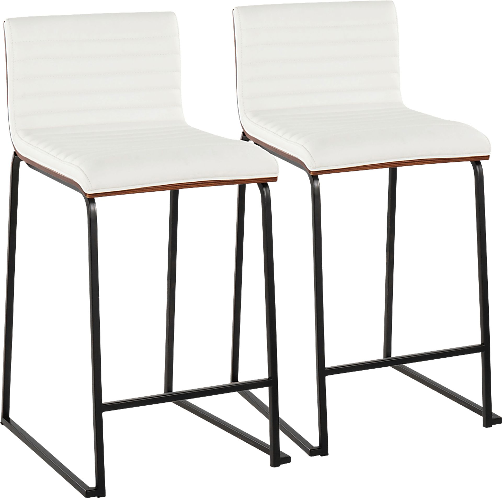 Tatesbrook V White Counter Height Stool, Set of 2 - Image 1