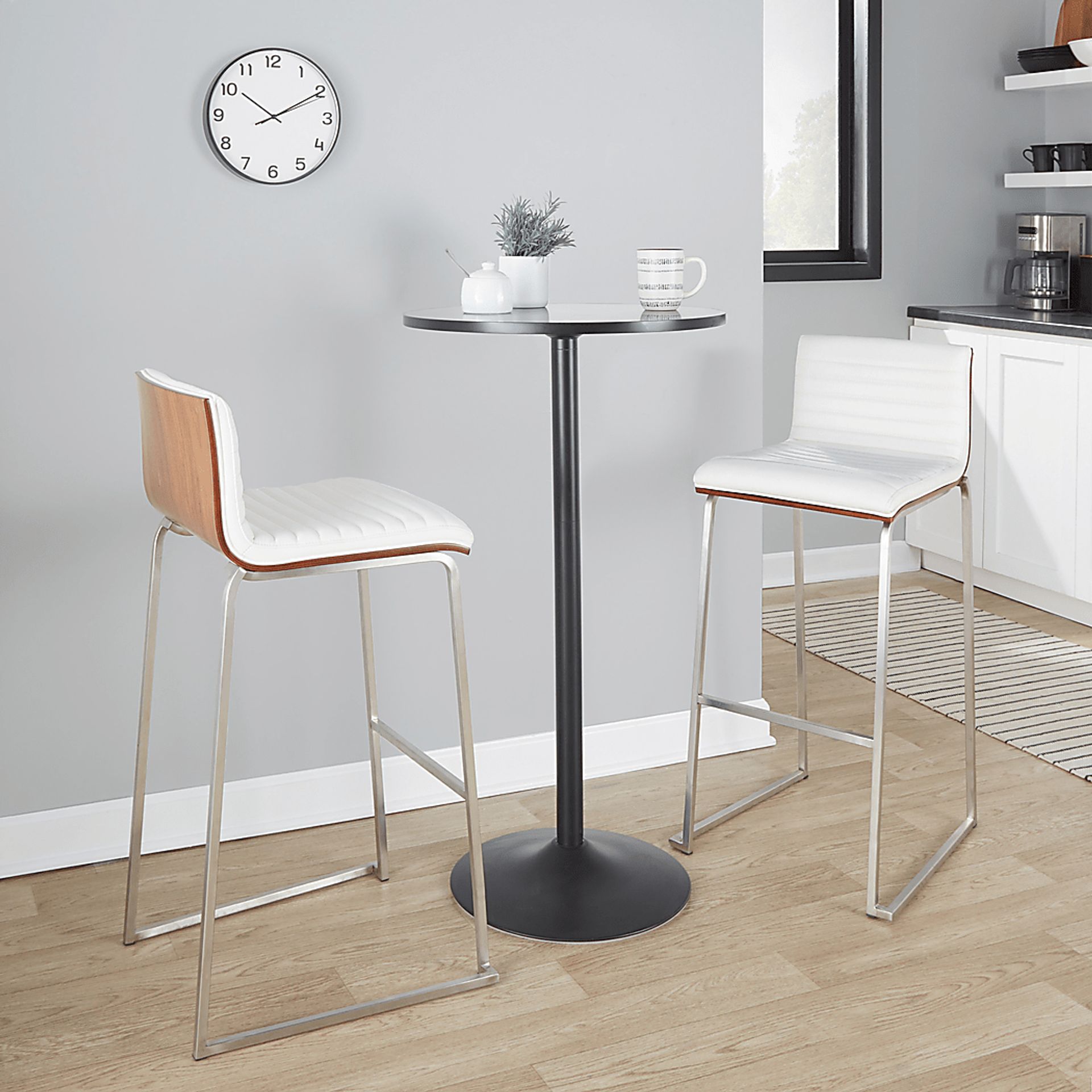 Tatesbrook VI White Barstool, Set of 2 - Image 2