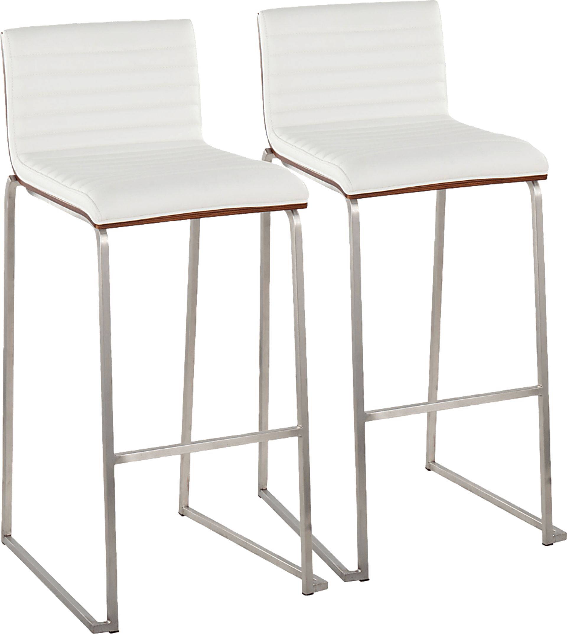Tatesbrook VI White Barstool, Set of 2 - Image 1