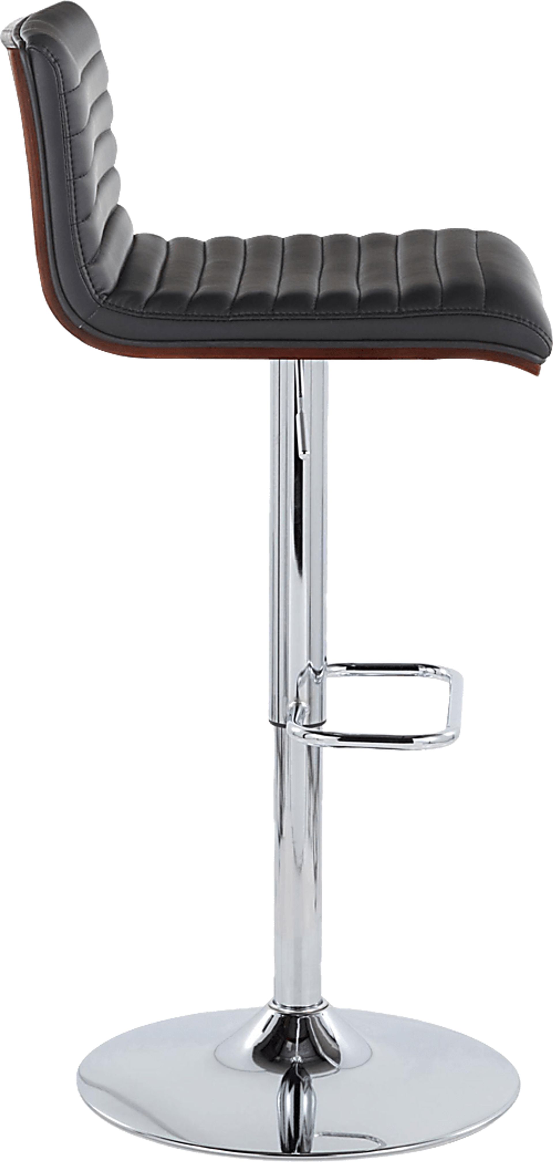 Tatesbrook VIII Black Adjustable Swivel Barstool, Set of 2 - Image 6