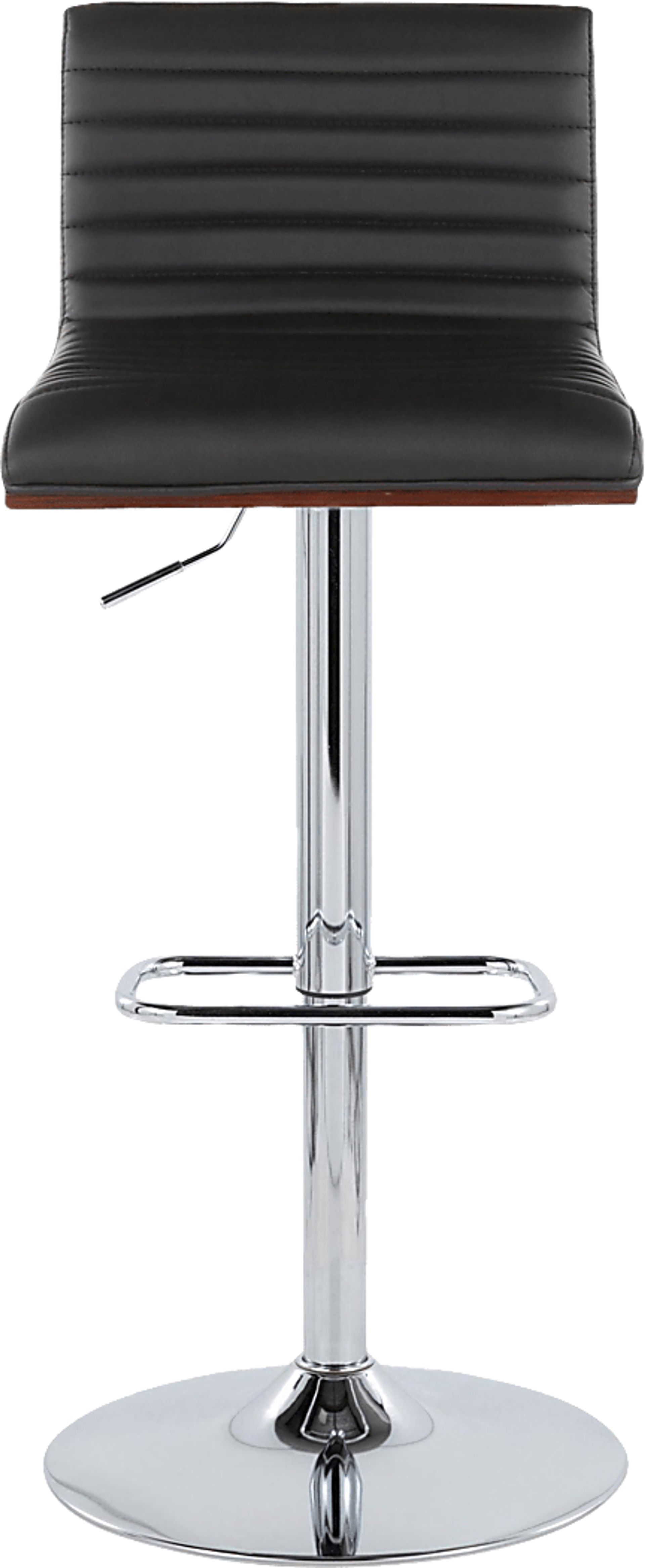 Tatesbrook VIII Black Adjustable Swivel Barstool, Set of 2 - Image 8