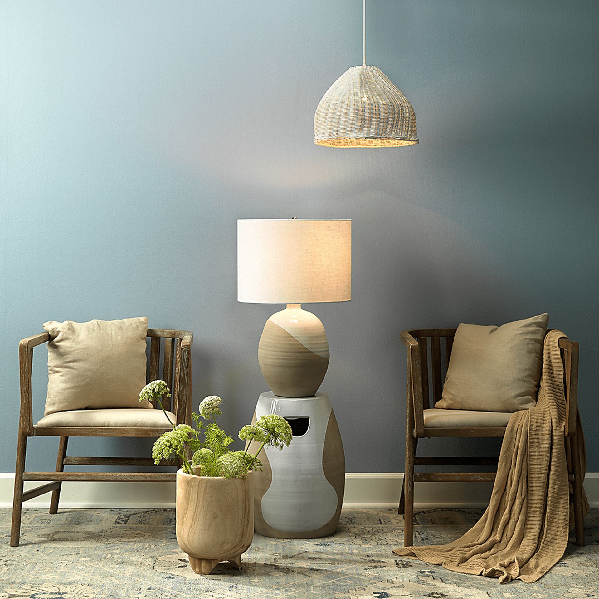 Tator Road White Pendant - Image 2