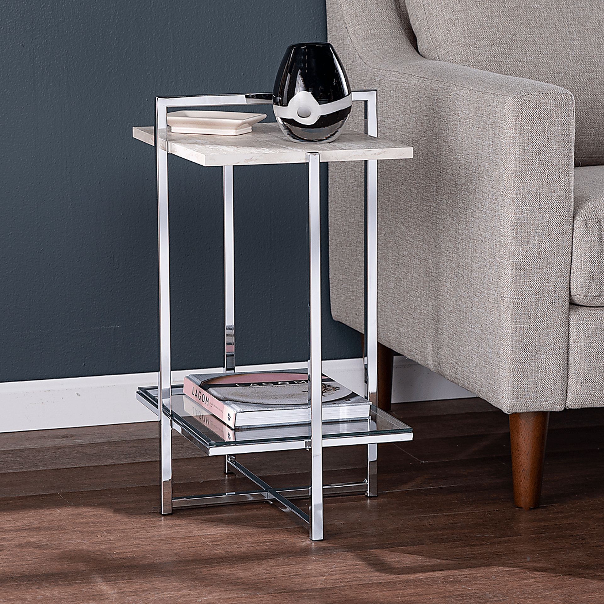 Tattenham Silver Accent Table - Image 5