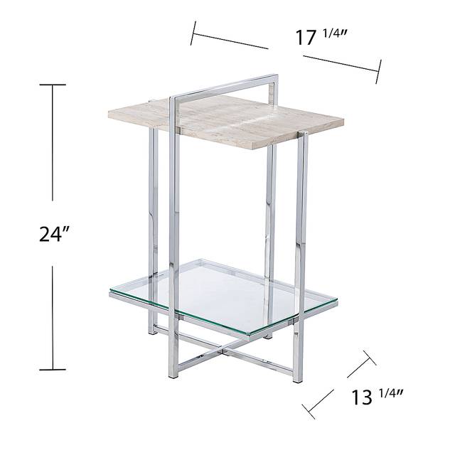Tattenham Silver Accent Table - Thumbnail - Image 8