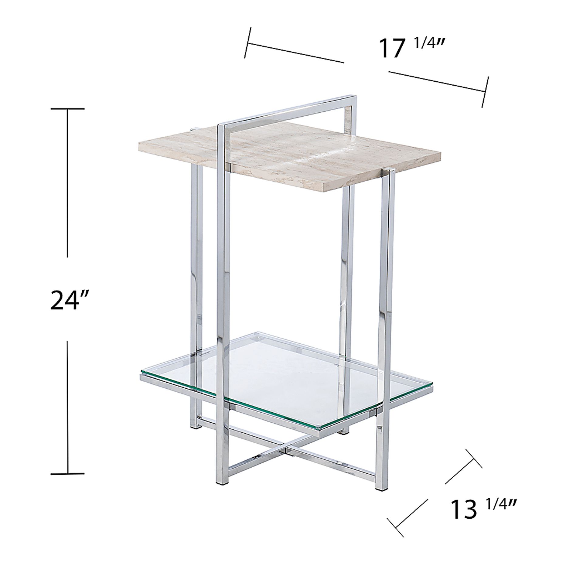 Tattenham Silver Accent Table - Image 8