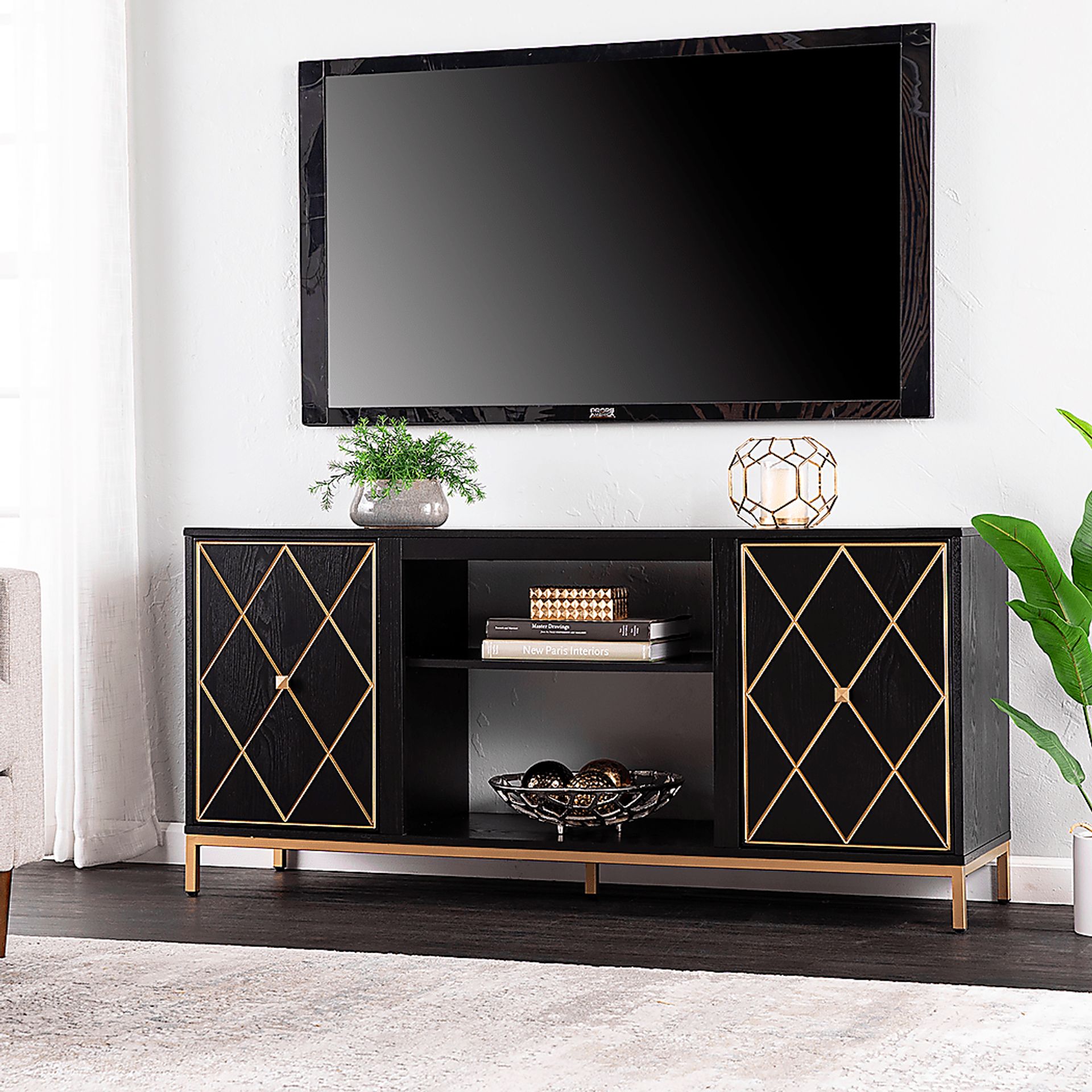 Tattershal Black 58 in. Console - Image 2