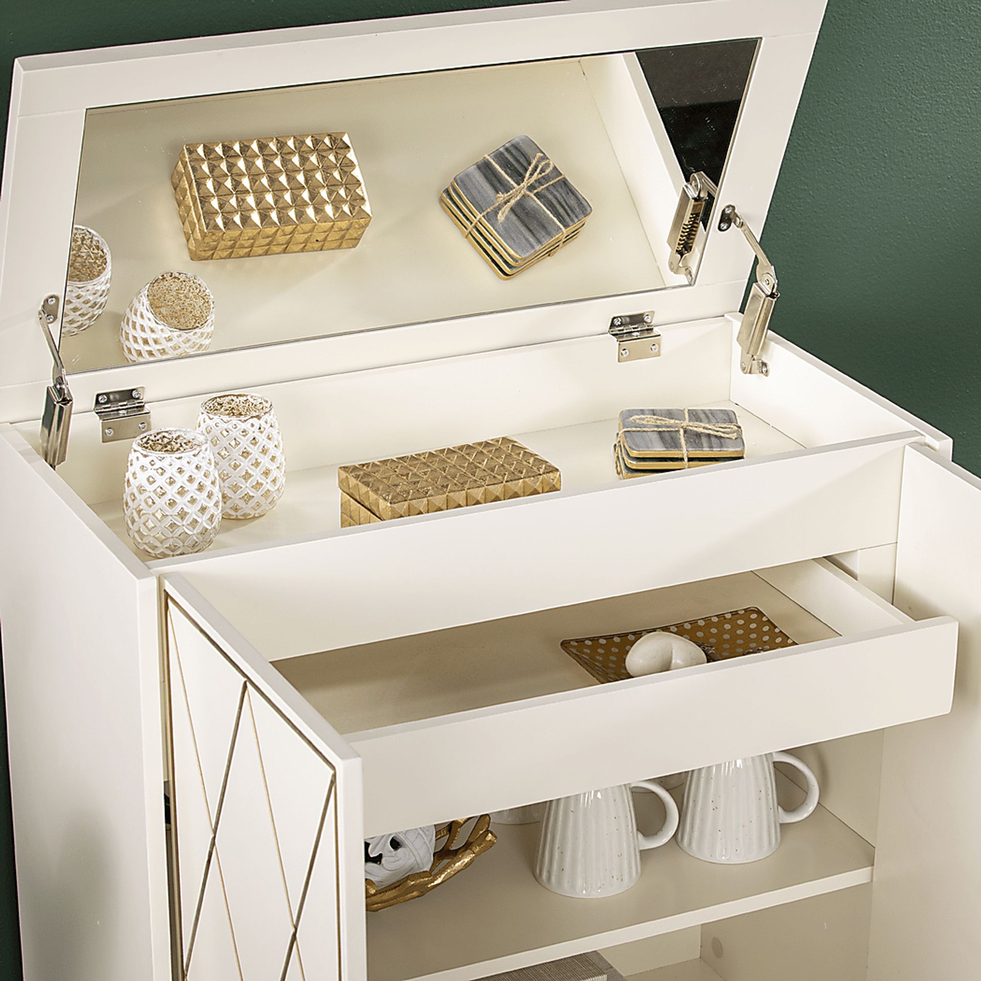Tattershal White Accent Cabinet - Image 5