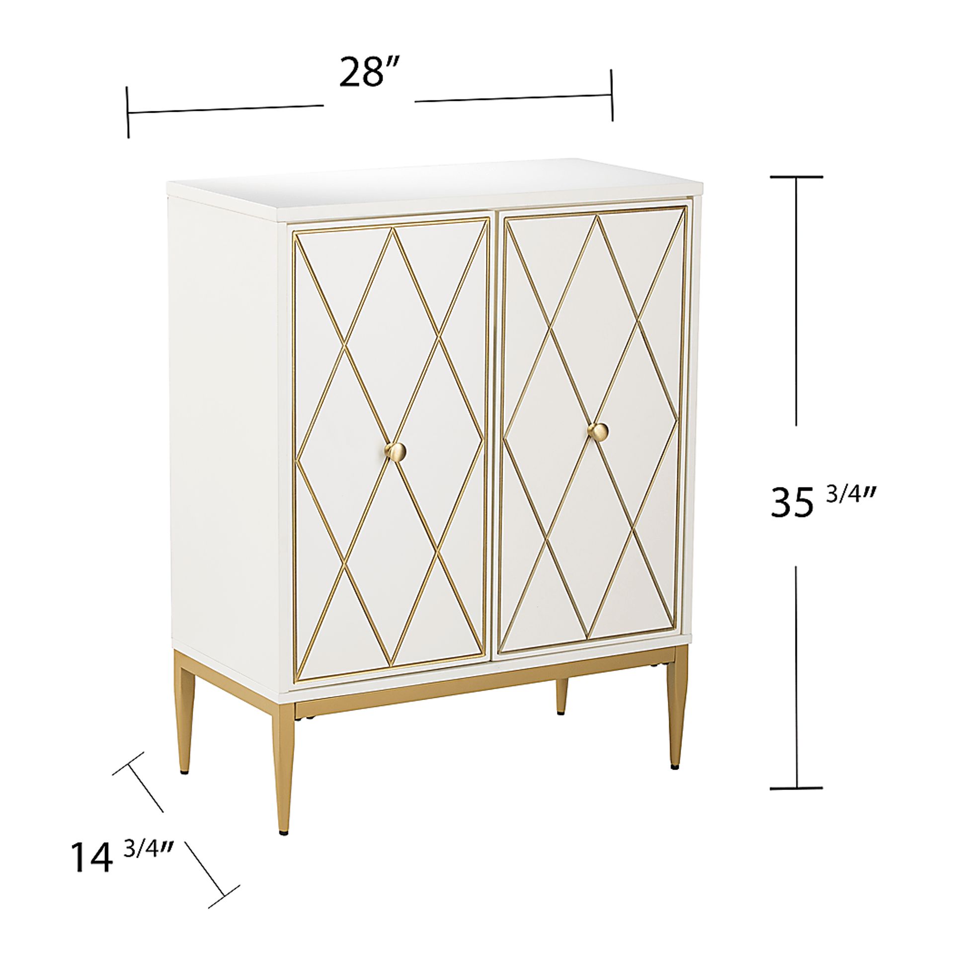 Tattershal White Accent Cabinet - Image 8