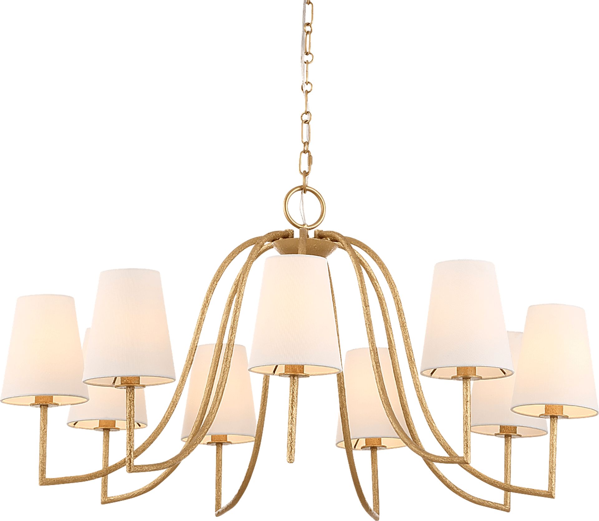 Tatum Brass Chandelier - Image 3