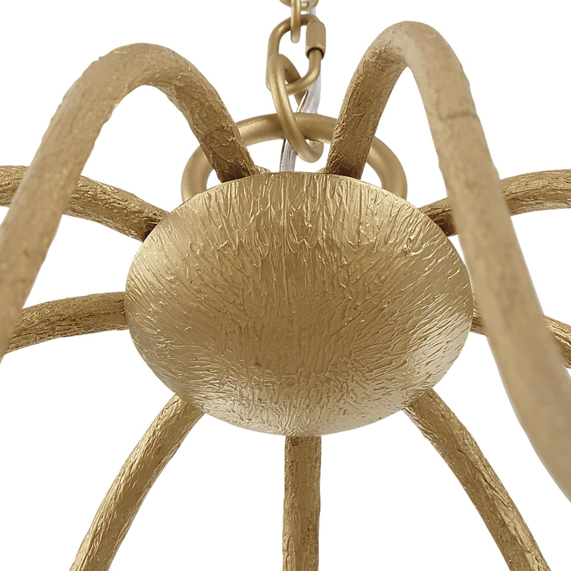 Tatum Brass Chandelier - Image 4