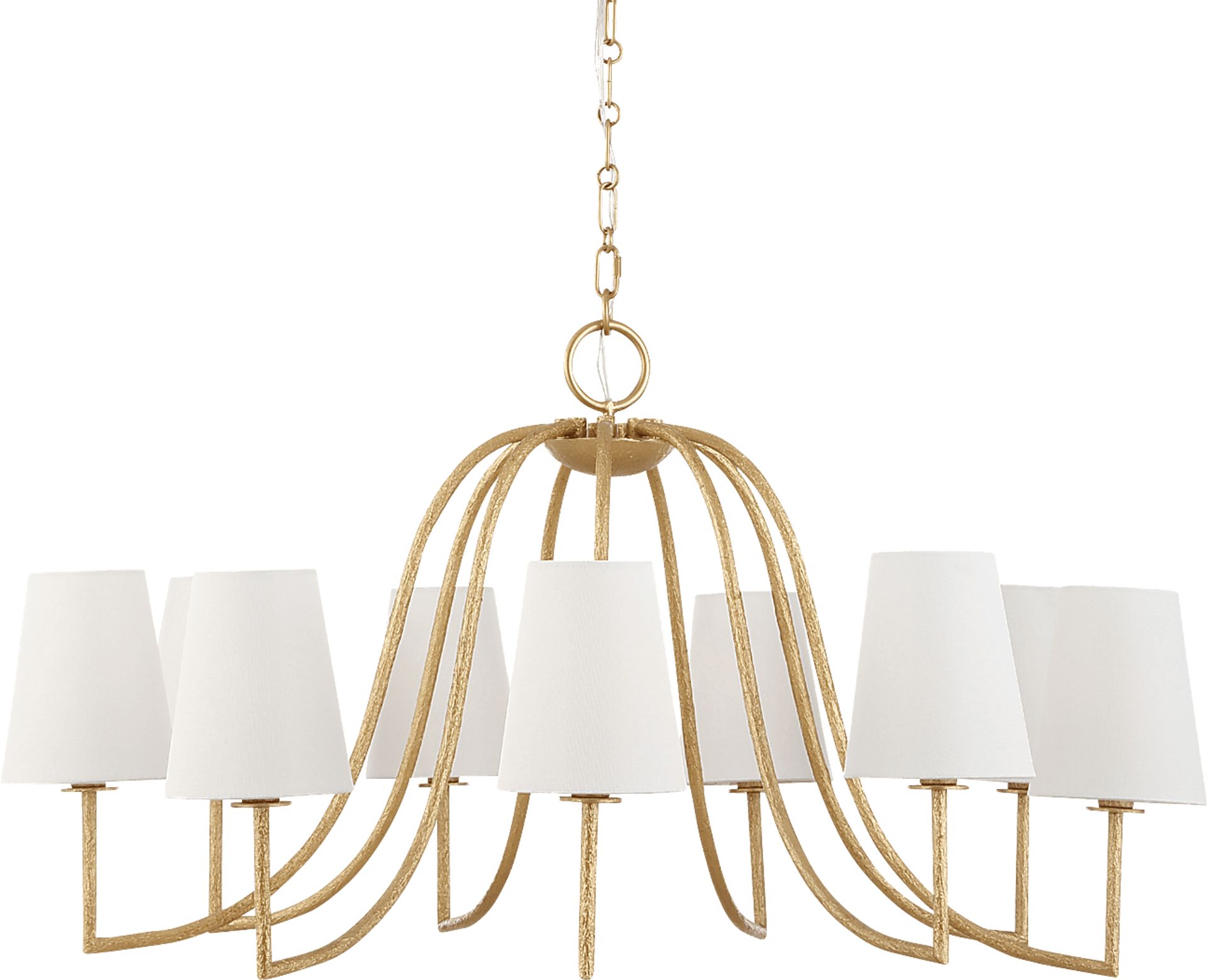 Tatum Brass Chandelier - Image 6