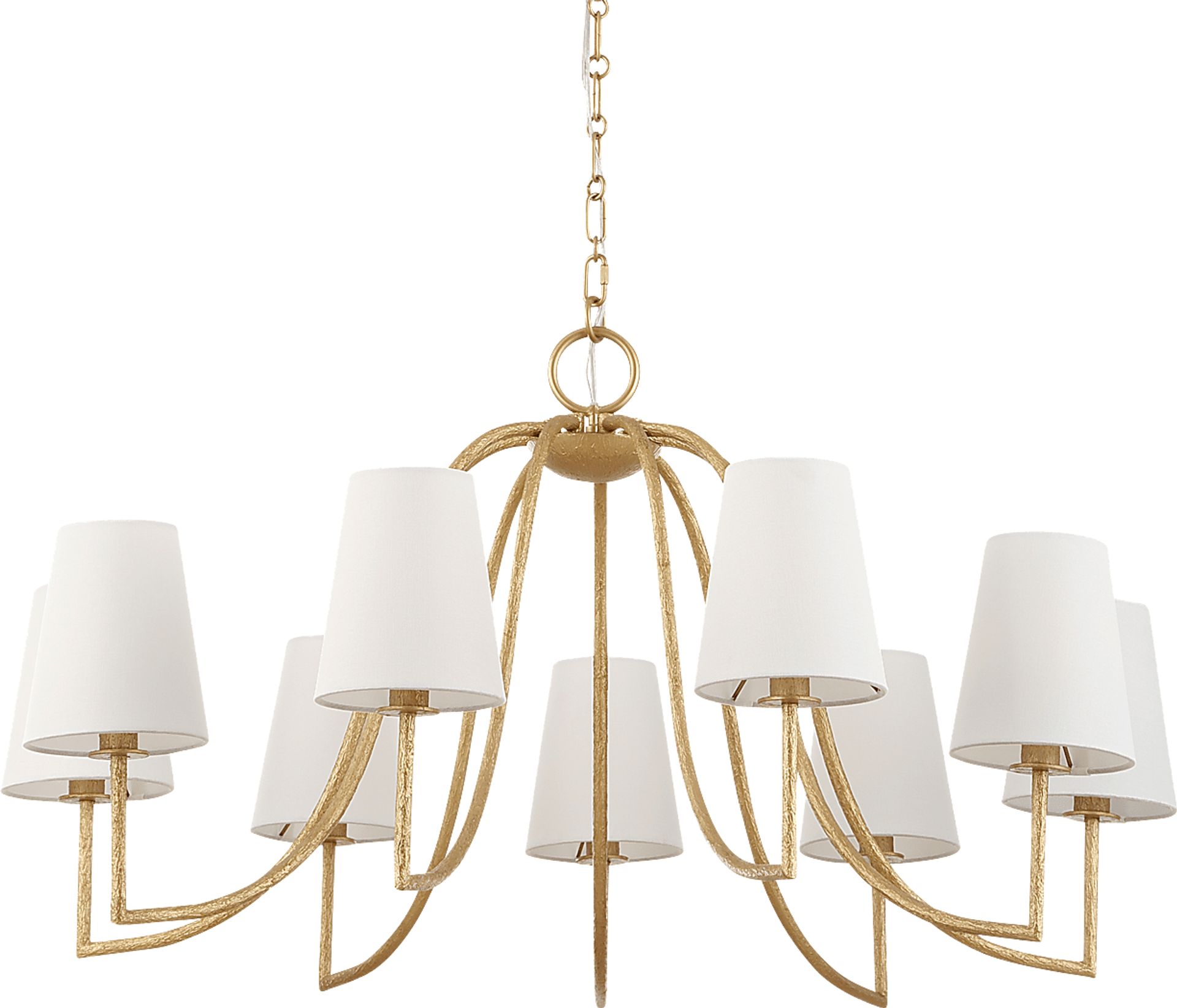Tatum Brass Chandelier - Image 9