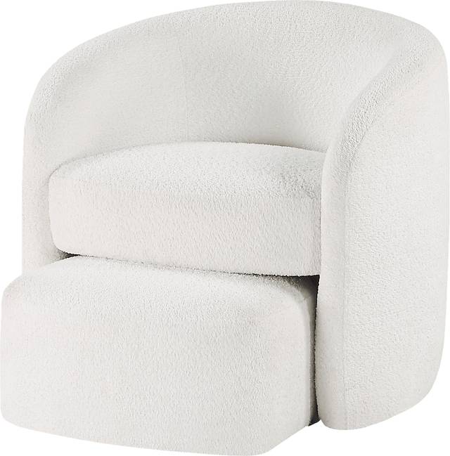 Taufaiva White Accent Chair - Thumbnail - Image 11