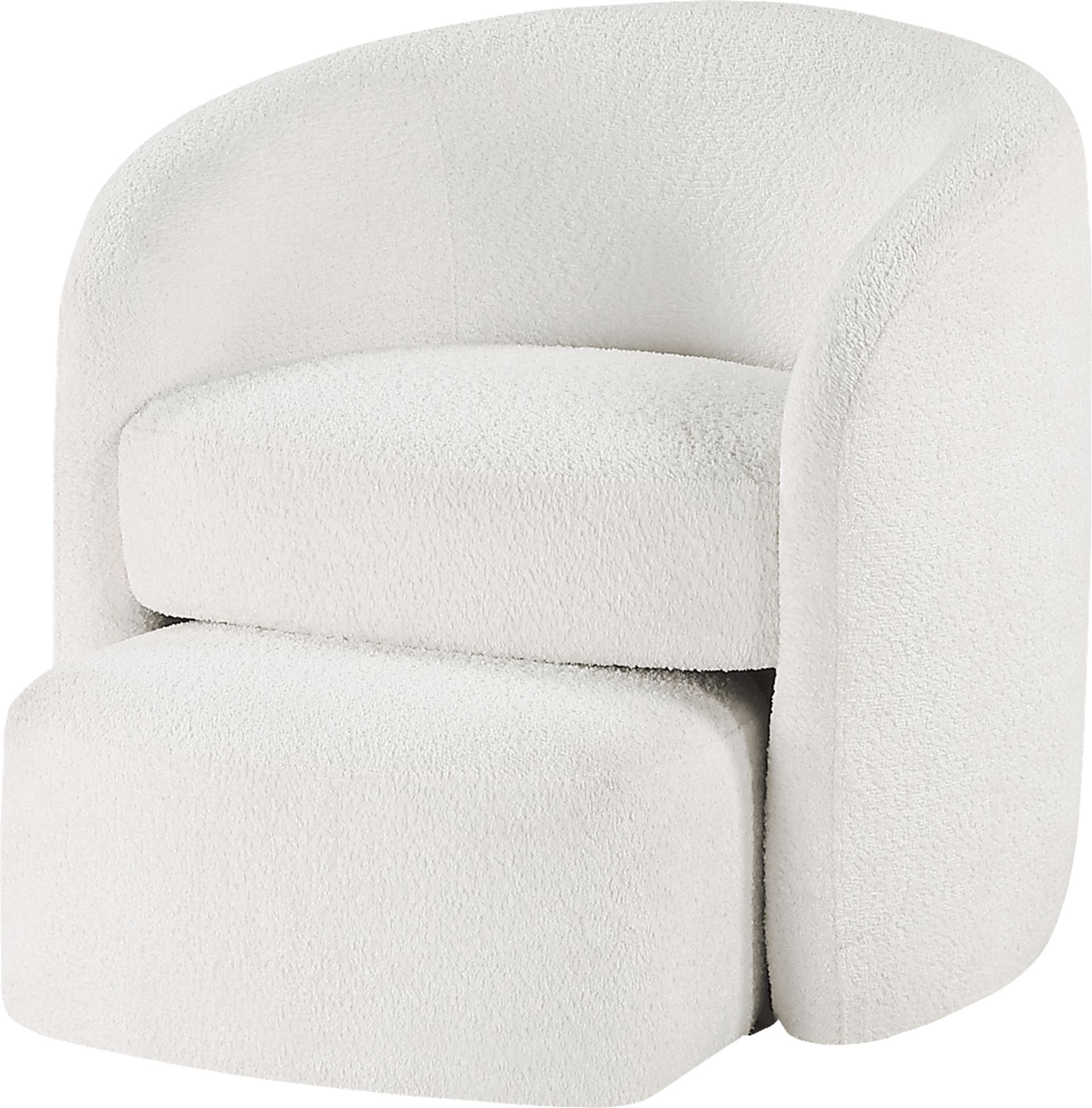 Taufaiva White Accent Chair - Image 11