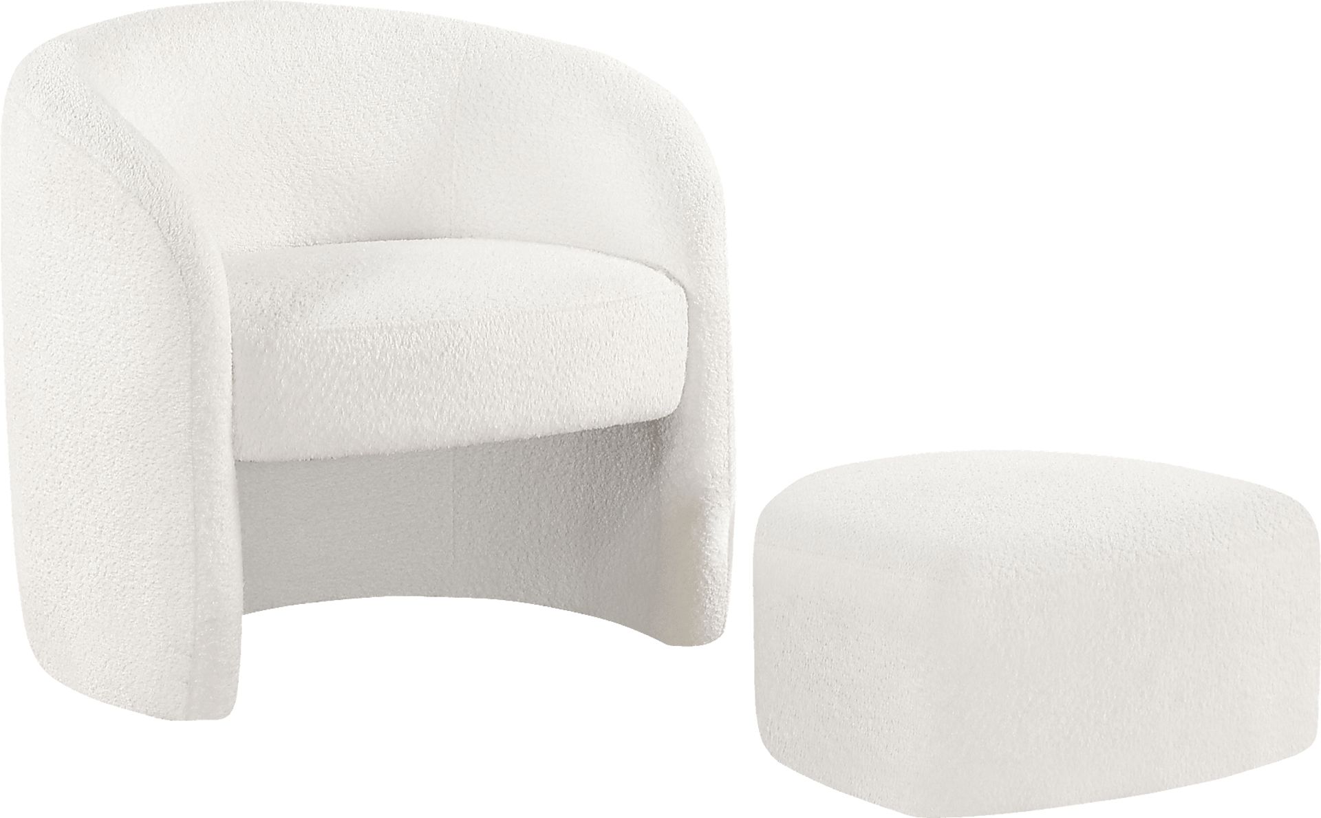 Taufaiva White Accent Chair - Image 12
