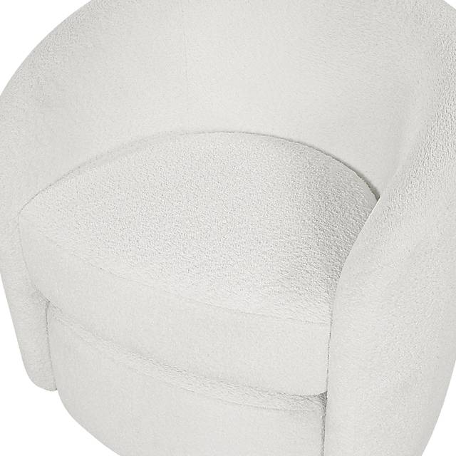 Taufaiva White Accent Chair - Thumbnail - Image 4