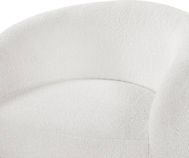Taufaiva White Accent Chair - Thumbnail - Image 5