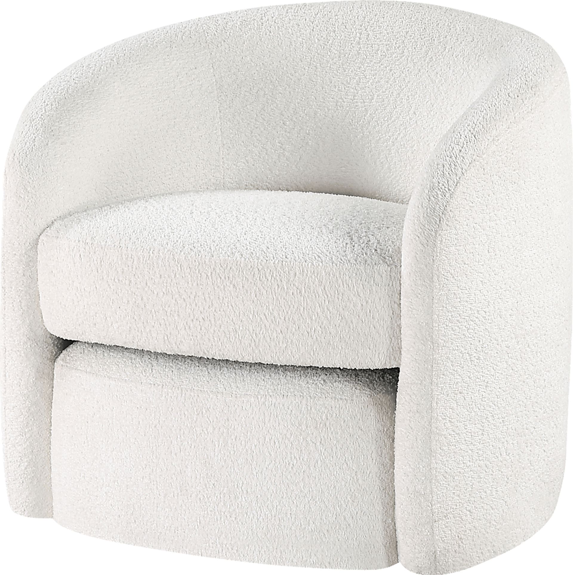 Taufaiva White Accent Chair - Image 1