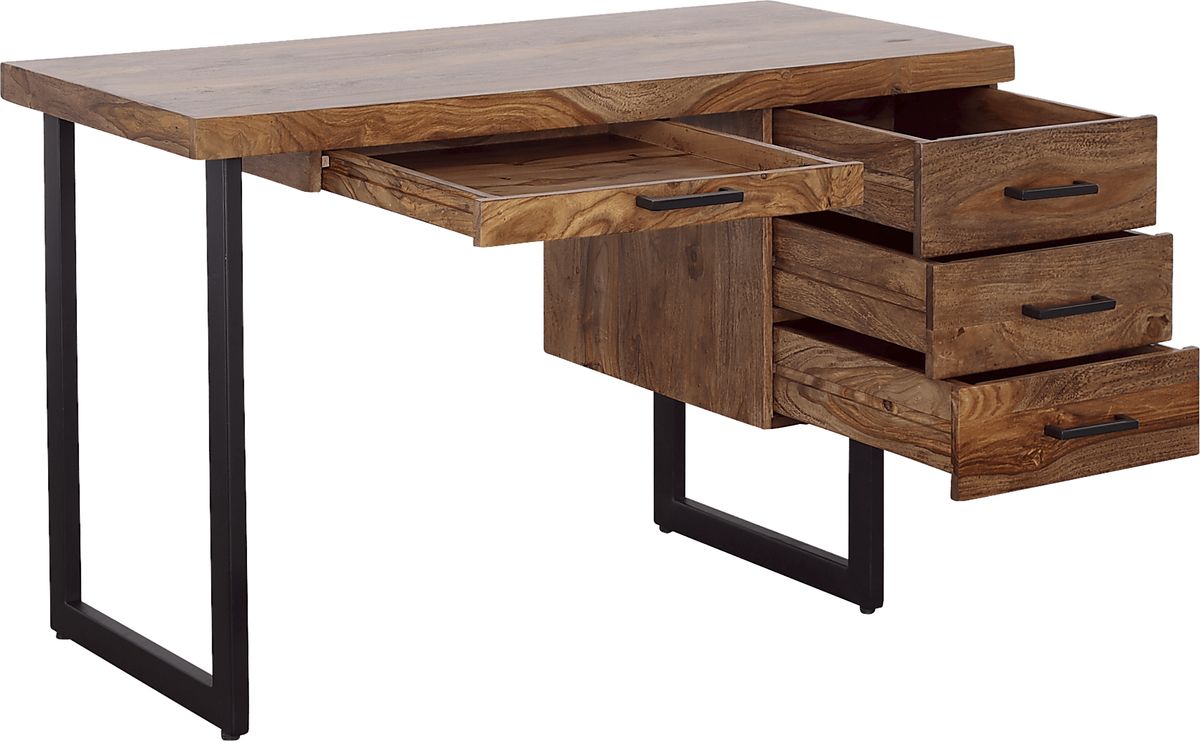 Taulbee Natural Light Wood Desk | Rooms to Go